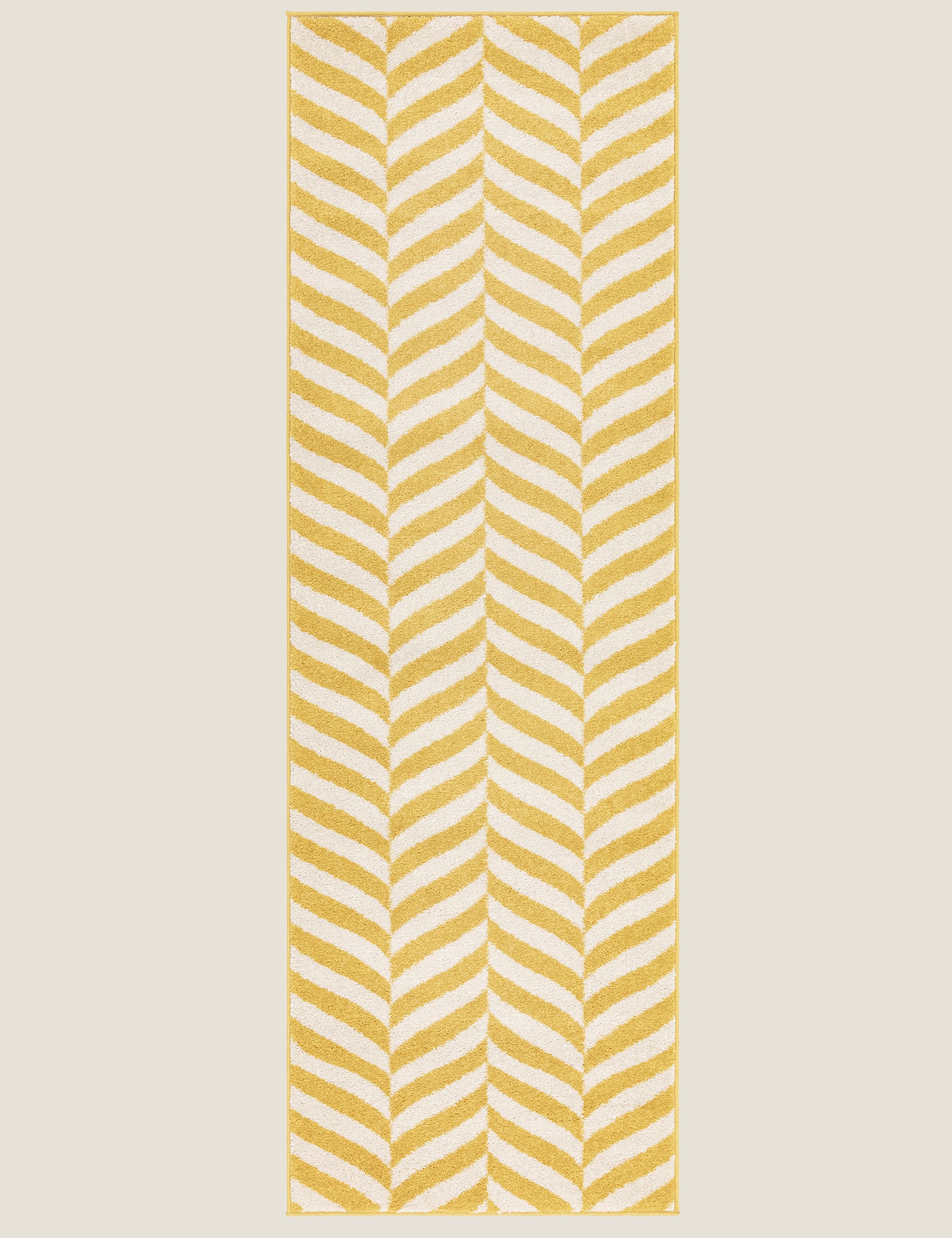 Asiatic Muse Chevron Rug - SML - Yellow, Yellow