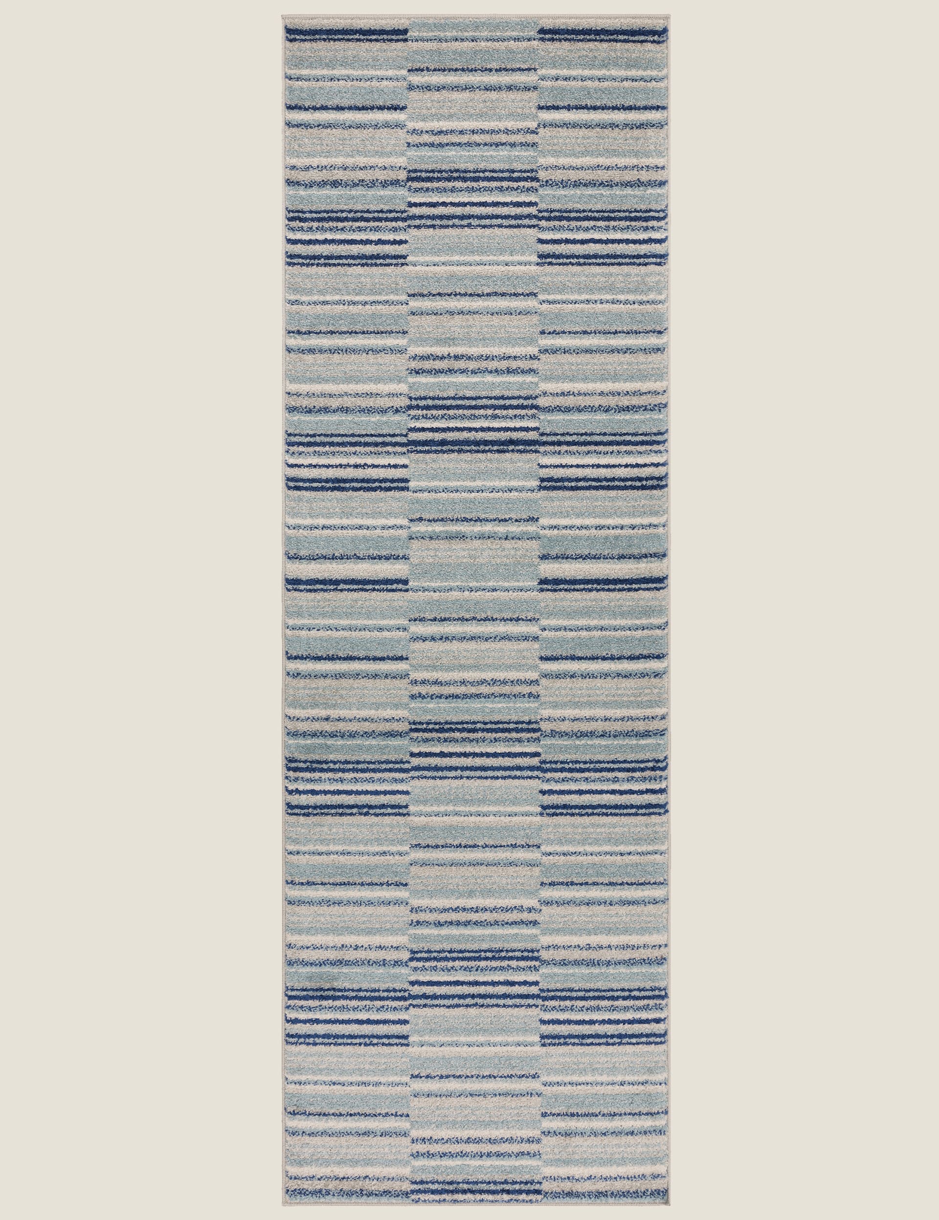 Asiatic Muse Stripe Rug - SML - Blue, Blue