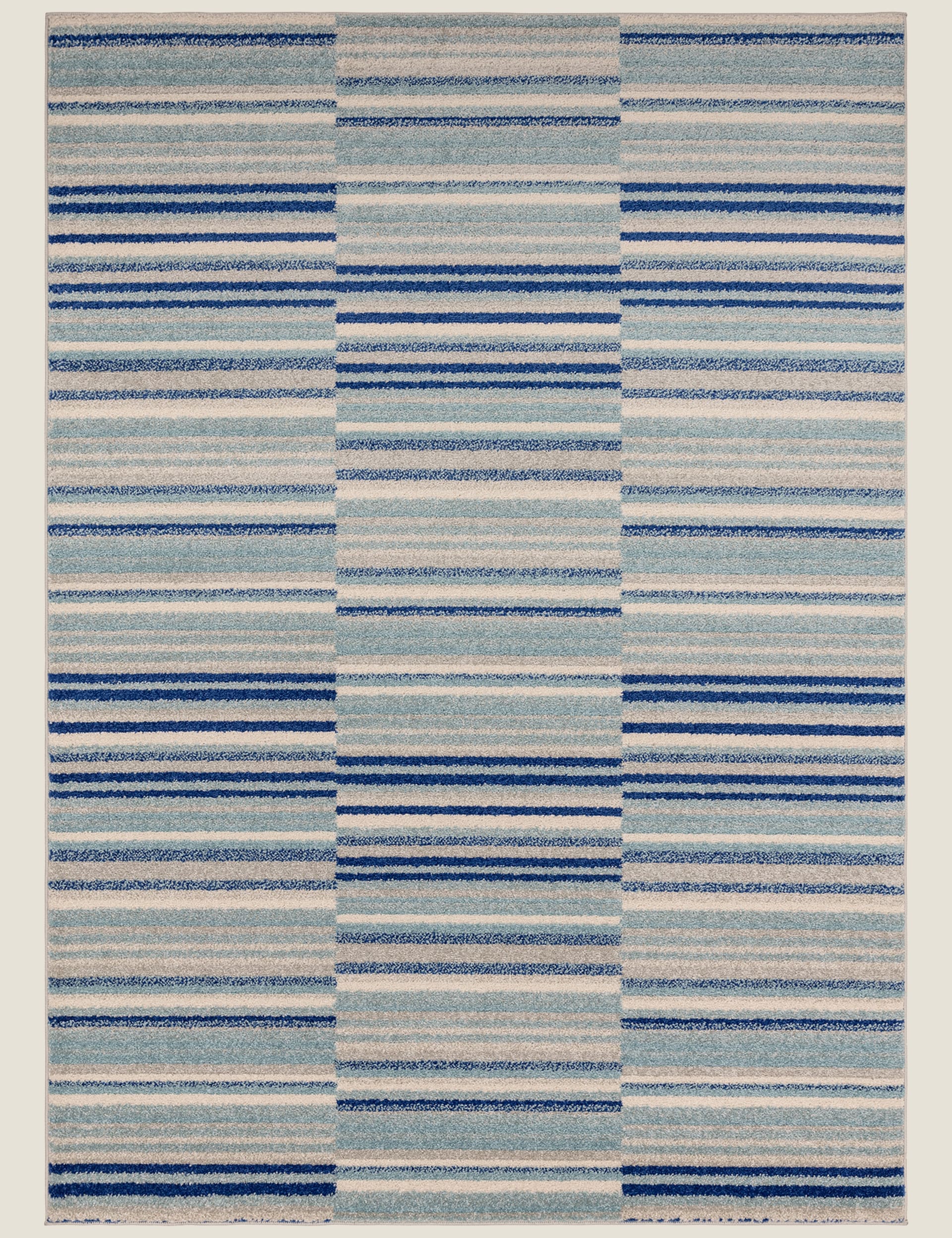 Asiatic Muse Stripe Rug - Large - Blue, Blue