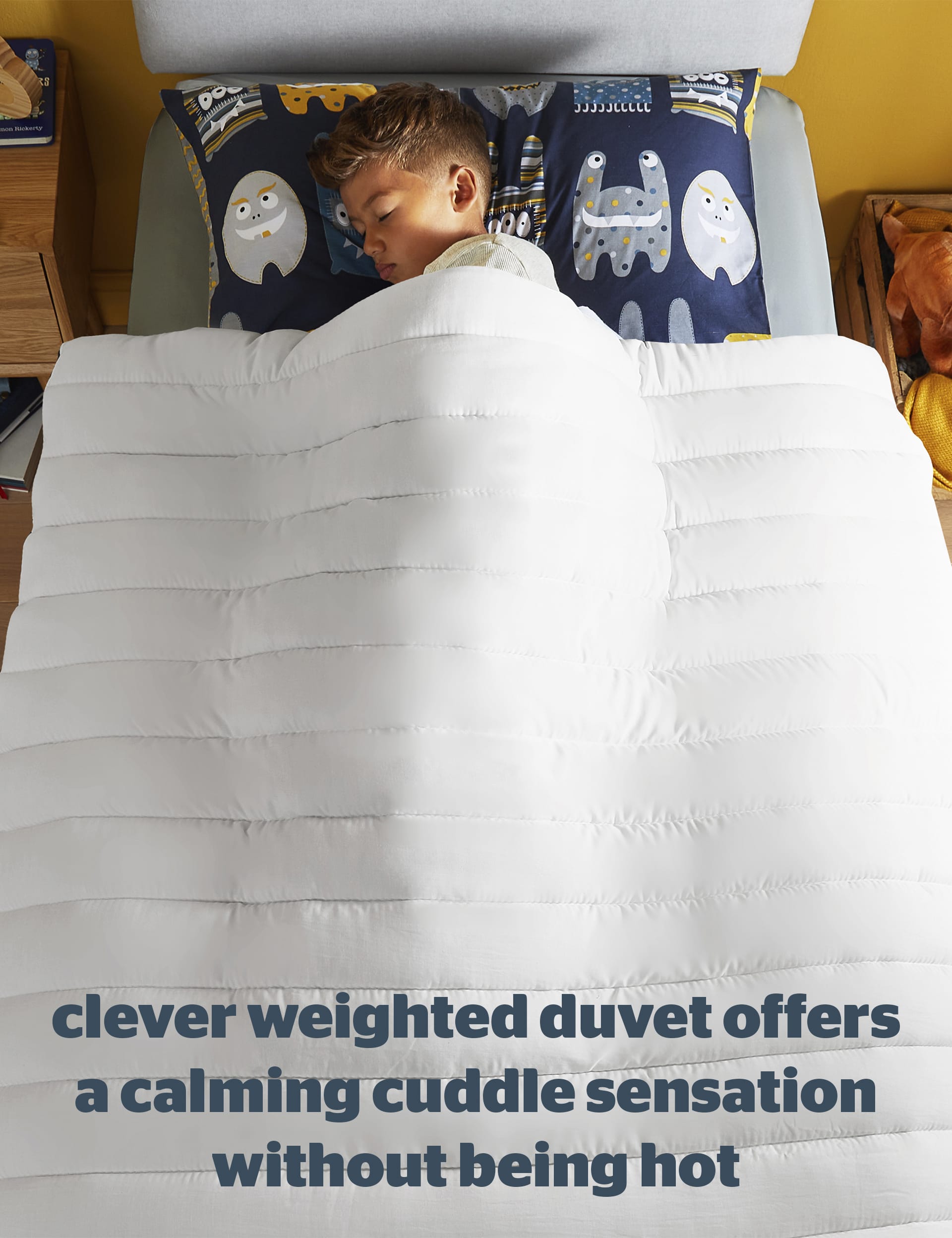 Silentnight Healthy Growth Calming Duvet - DBL - White, White