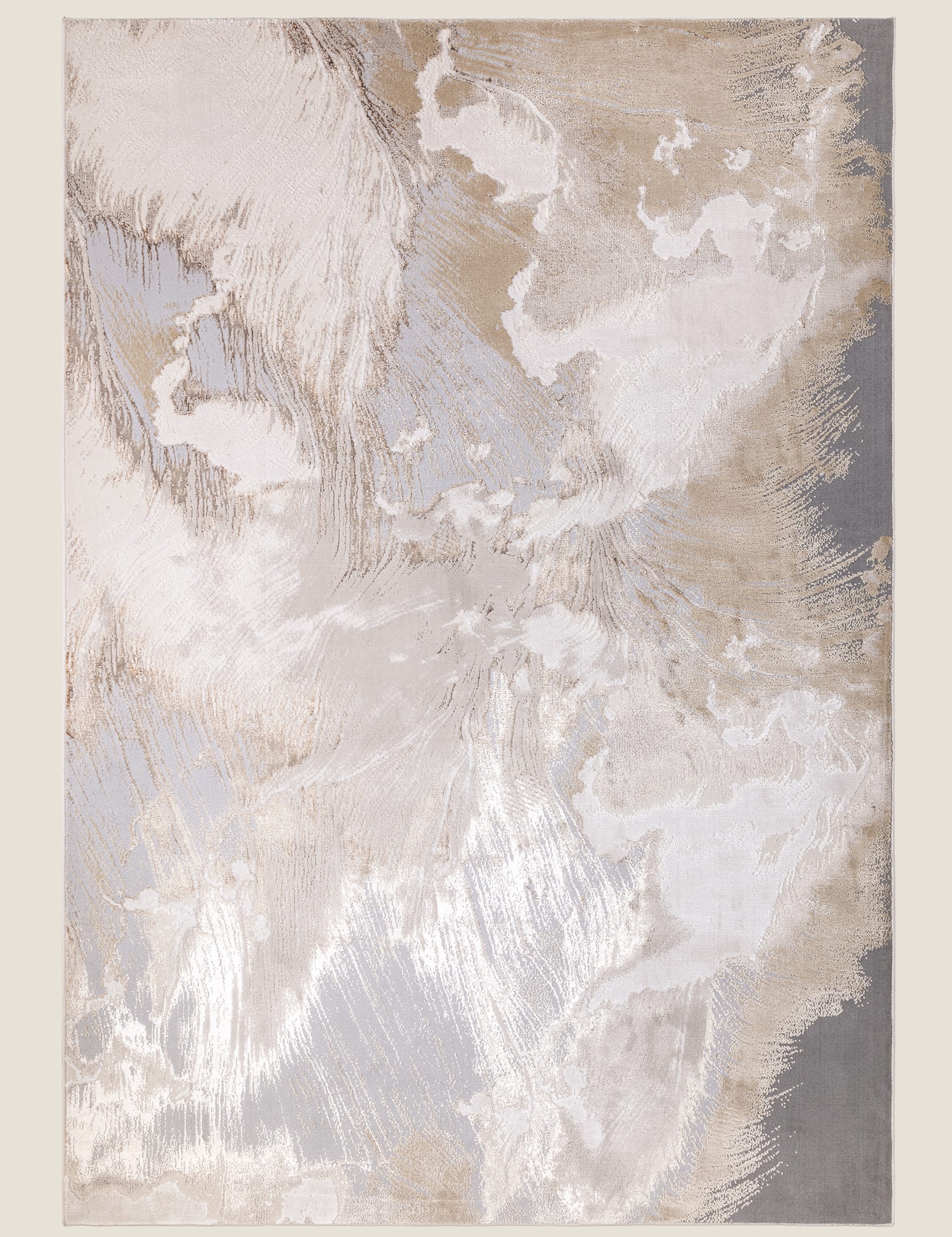 Asiatic Aurora Etch Rug - XL - Gold Mix, Gold Mix