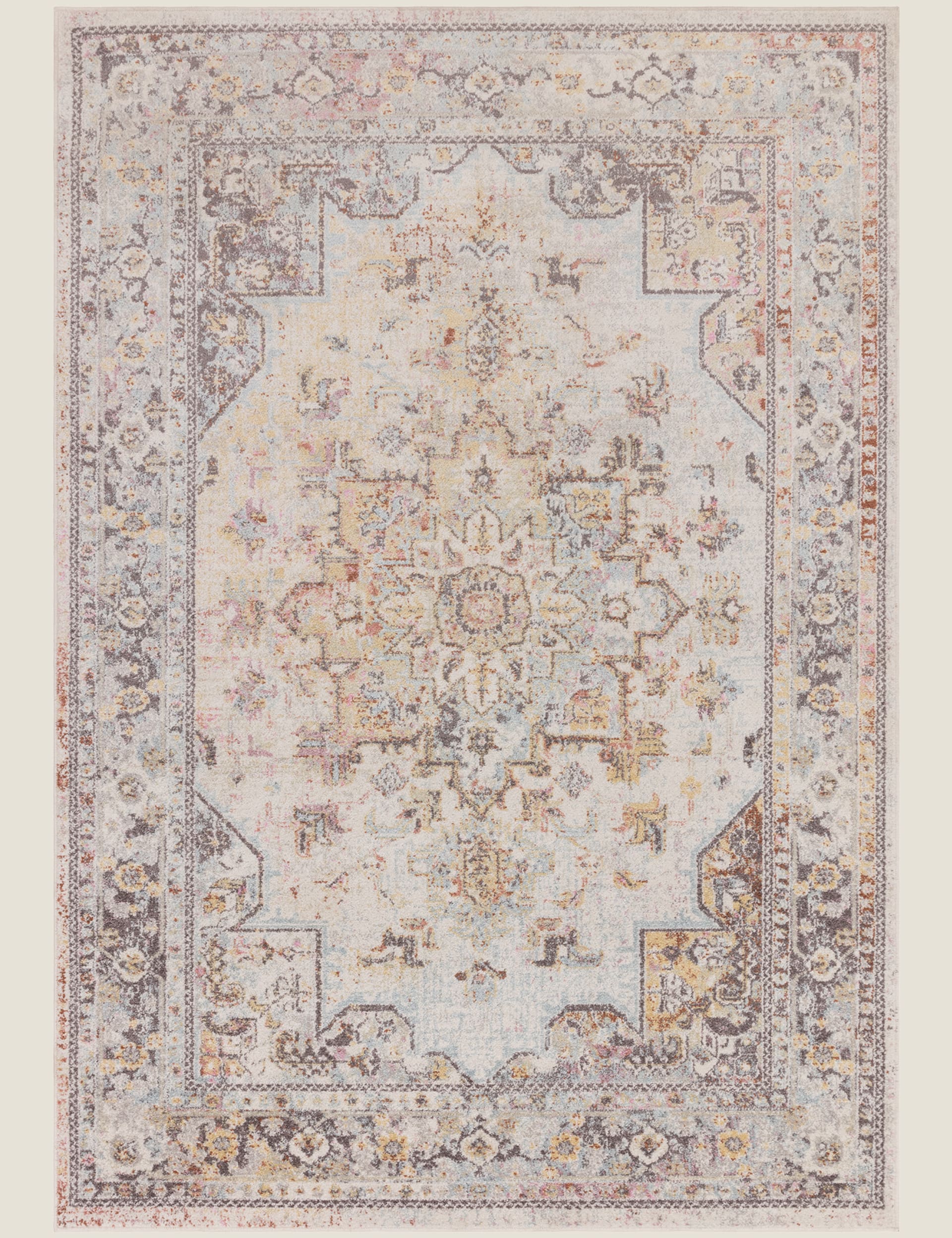 Asiatic Flores Ester Persian Rug - Multi, Multi