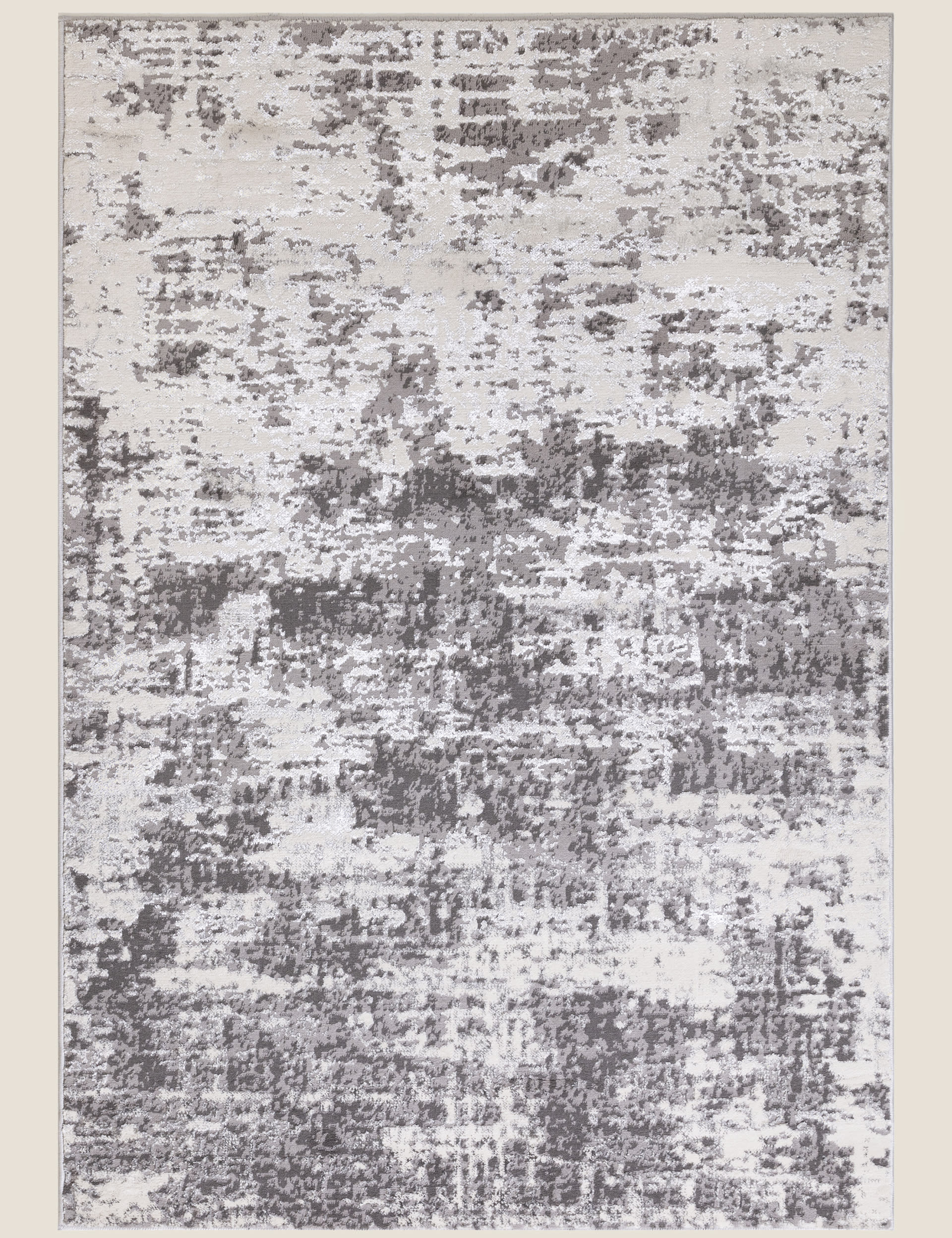 Asiatic Mist Luxe Abstract Rug - Silver Mix, Silver Mix