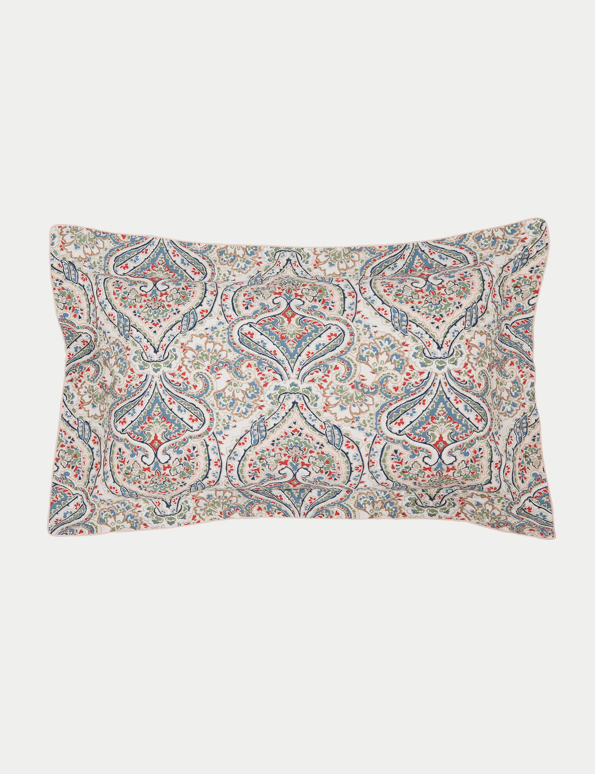 Joules Pure Cotton Paisley Bedding Set - 6FT - Multi, Multi