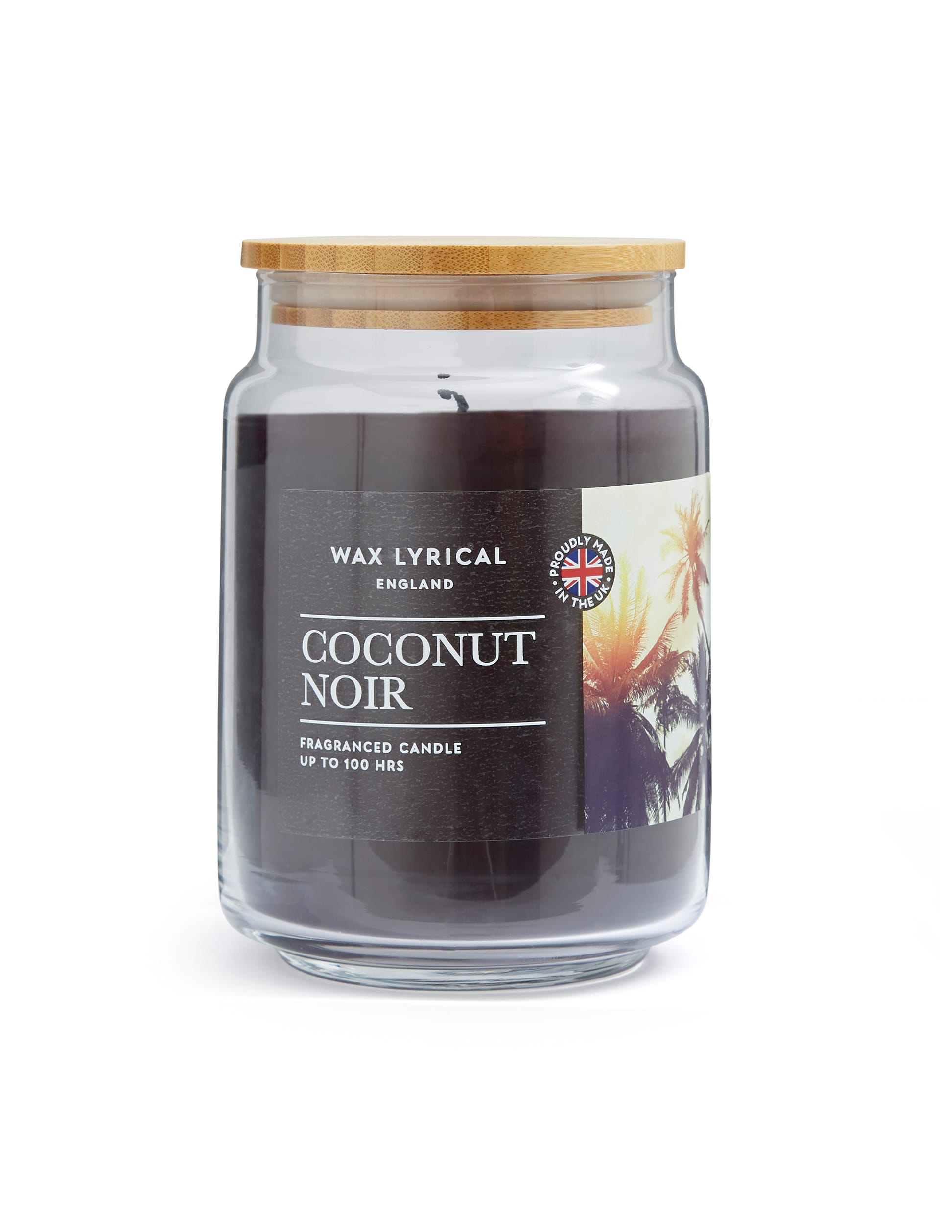 Wax Lyrical Coconut Noir Jar Candle - Black, Black