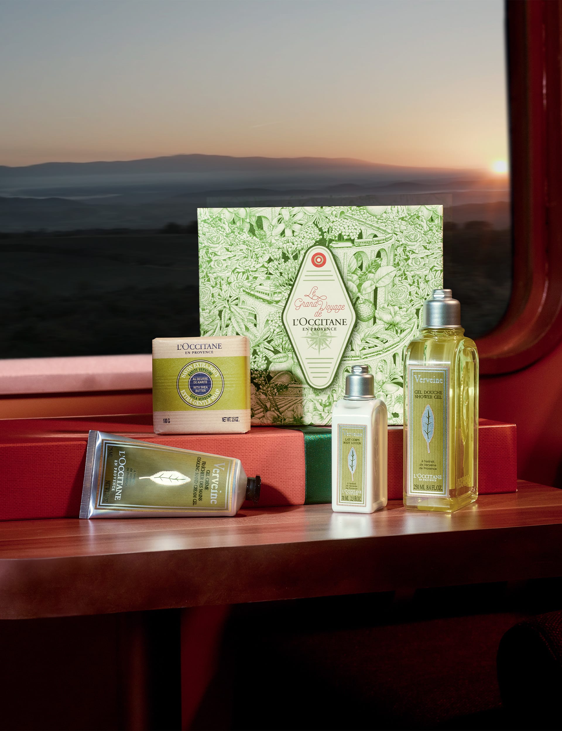 L'Occitane Uplift and invigorate verbena collection gift set