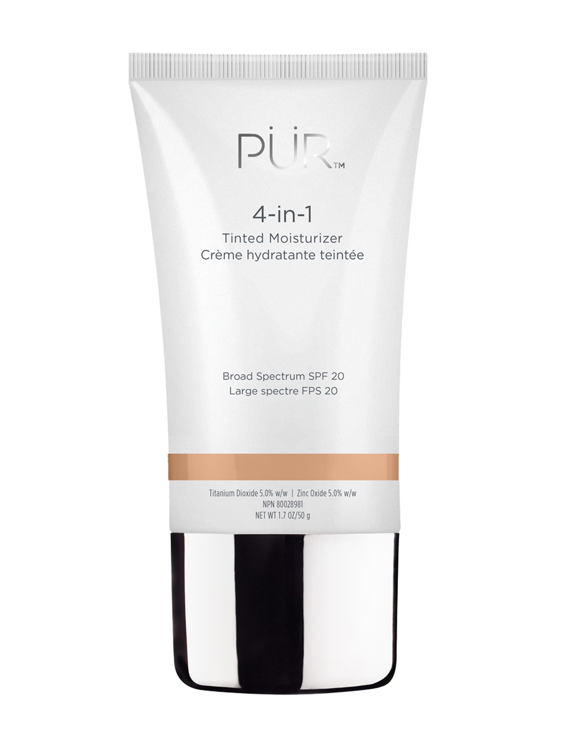 Pur 4-in-1 Mineral Tinted Moisturiser 50g - Tan, Light,Medium,Dark,Tan,Golden Sands,Medium Cream,Bei