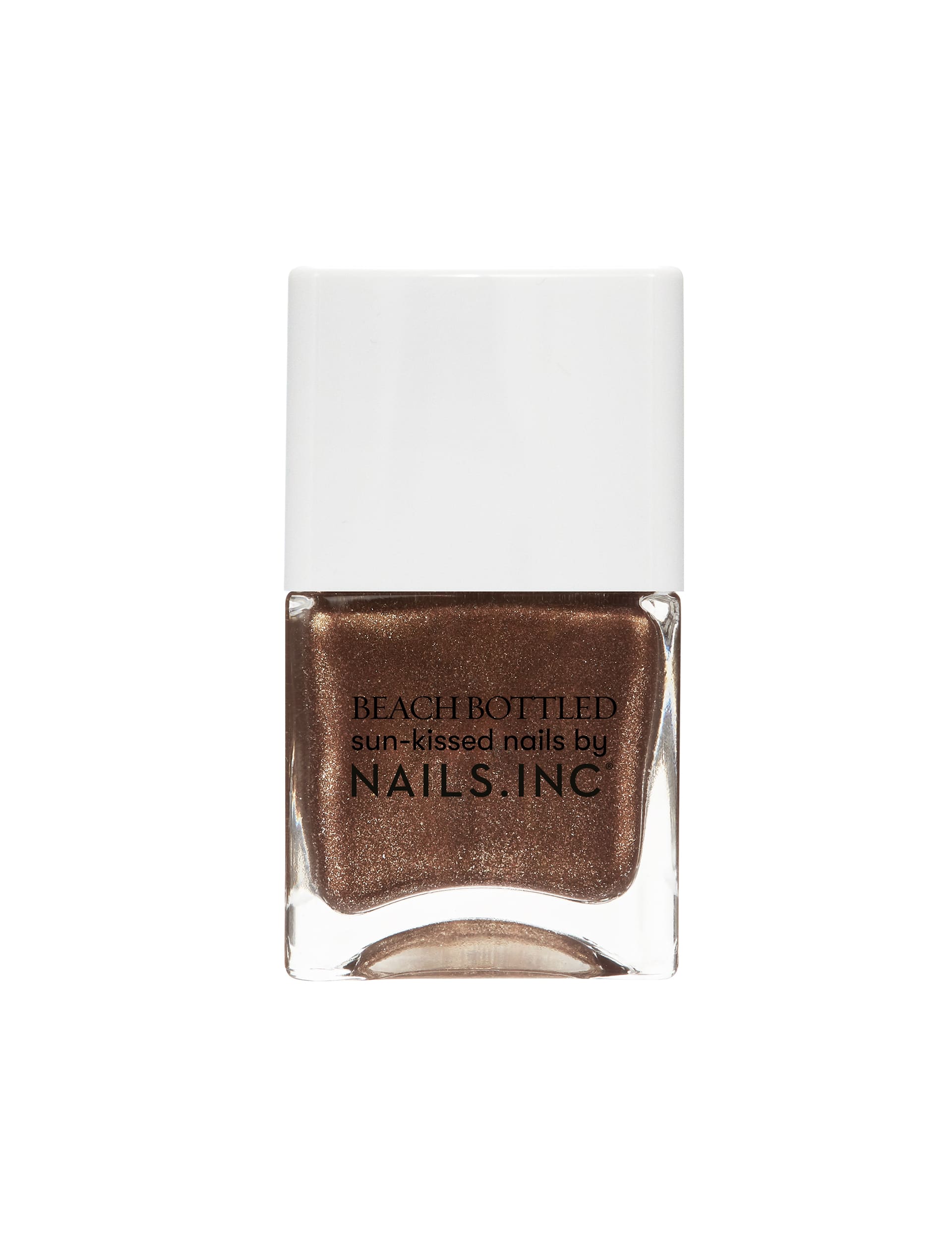 Nails Inc. Beach Bottled - Dark Bronze, Dark Bronze,Pale Gold