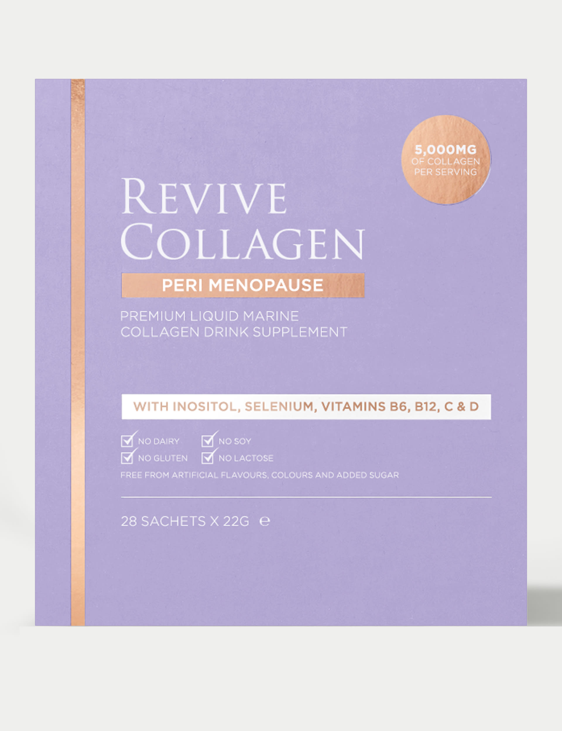 Revive Collagen Women's Peri Menopause, 5,000mg Marine Collagen 28 Day Sachets