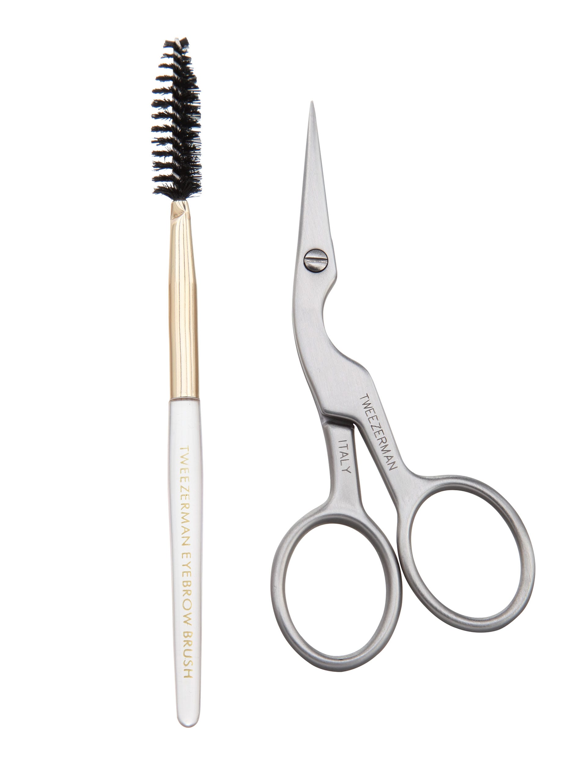 Tweezerman Women's Brow Scissors & Brush