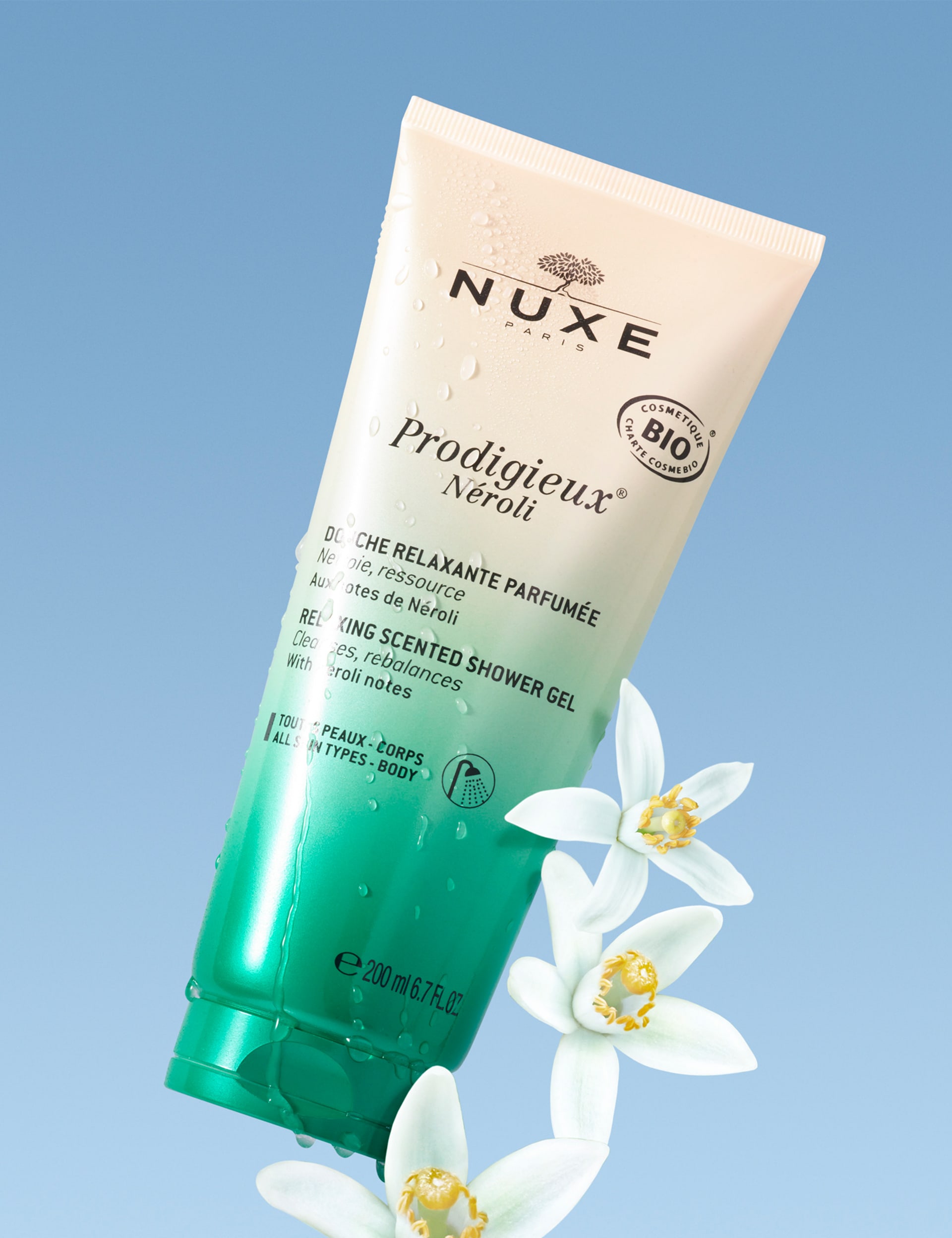 Nuxe Women's Prodigieux Neroli Relaxing Shower Gel 200ml