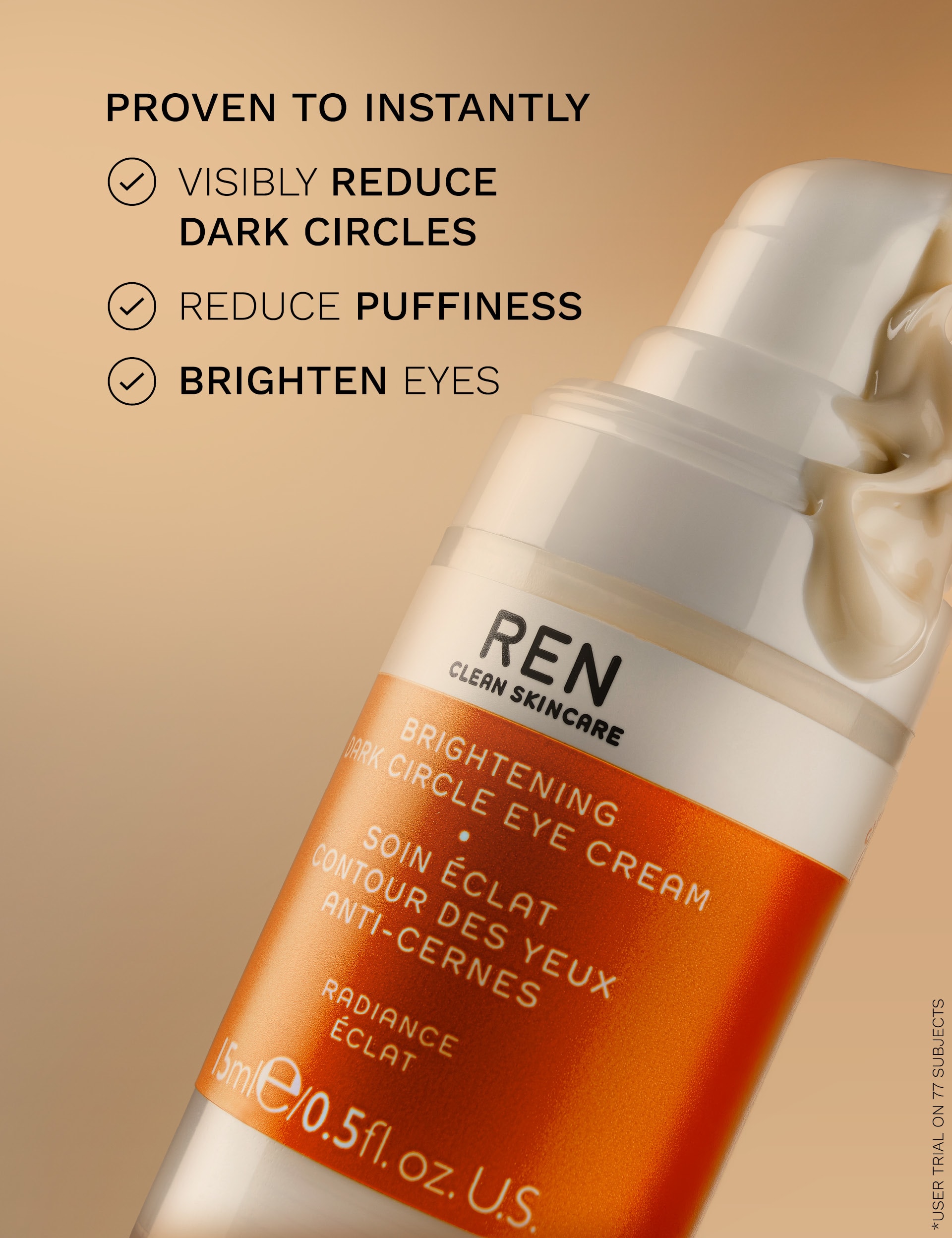 Ren Women's Radiance Brightening Dark Circle Eye Cream 15ml