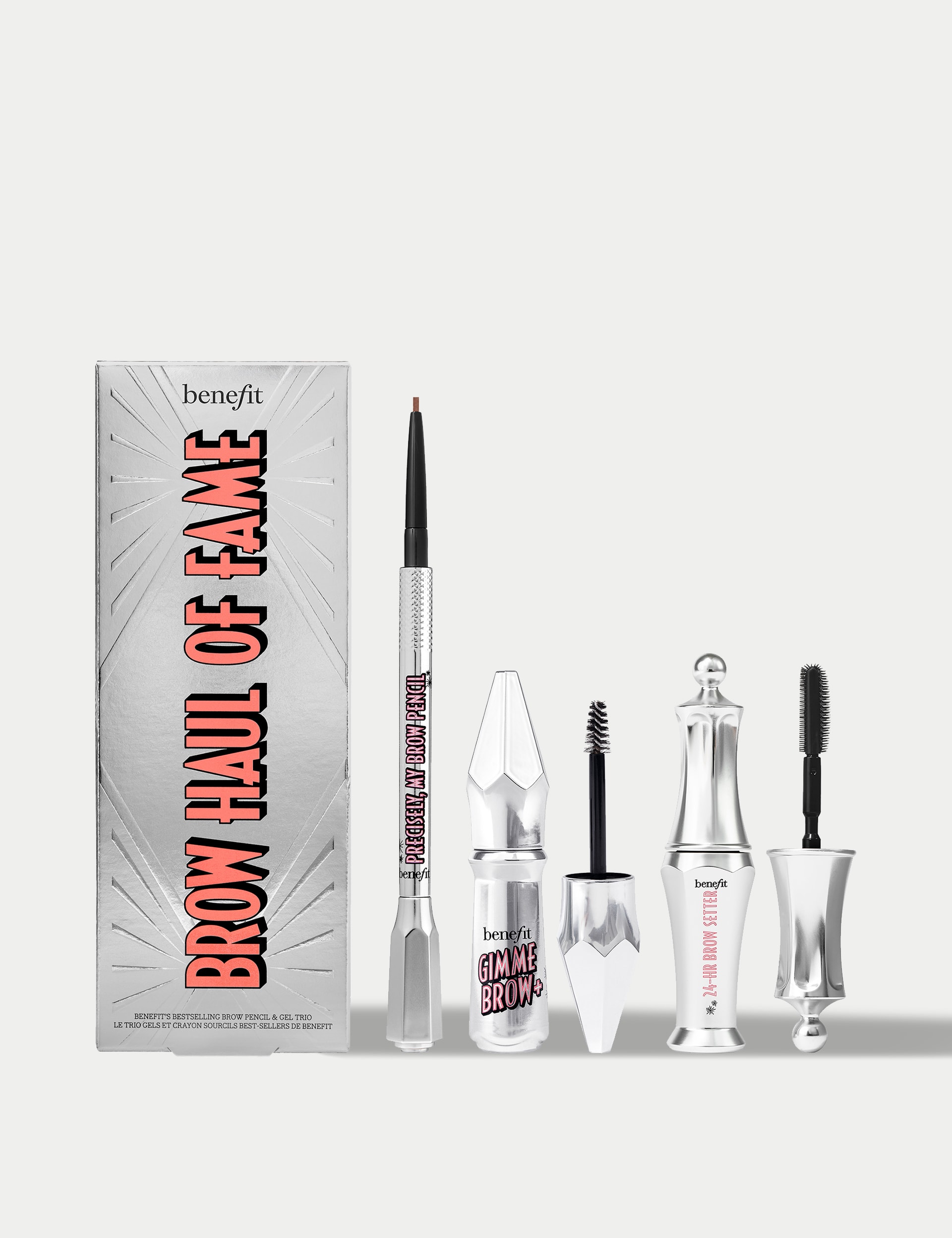 Benefit Women's Brow Haul of Fame Brow Basics Kit Shade 3 Worth 55 5.1ml - Beige, Beige,Brown Mix,L