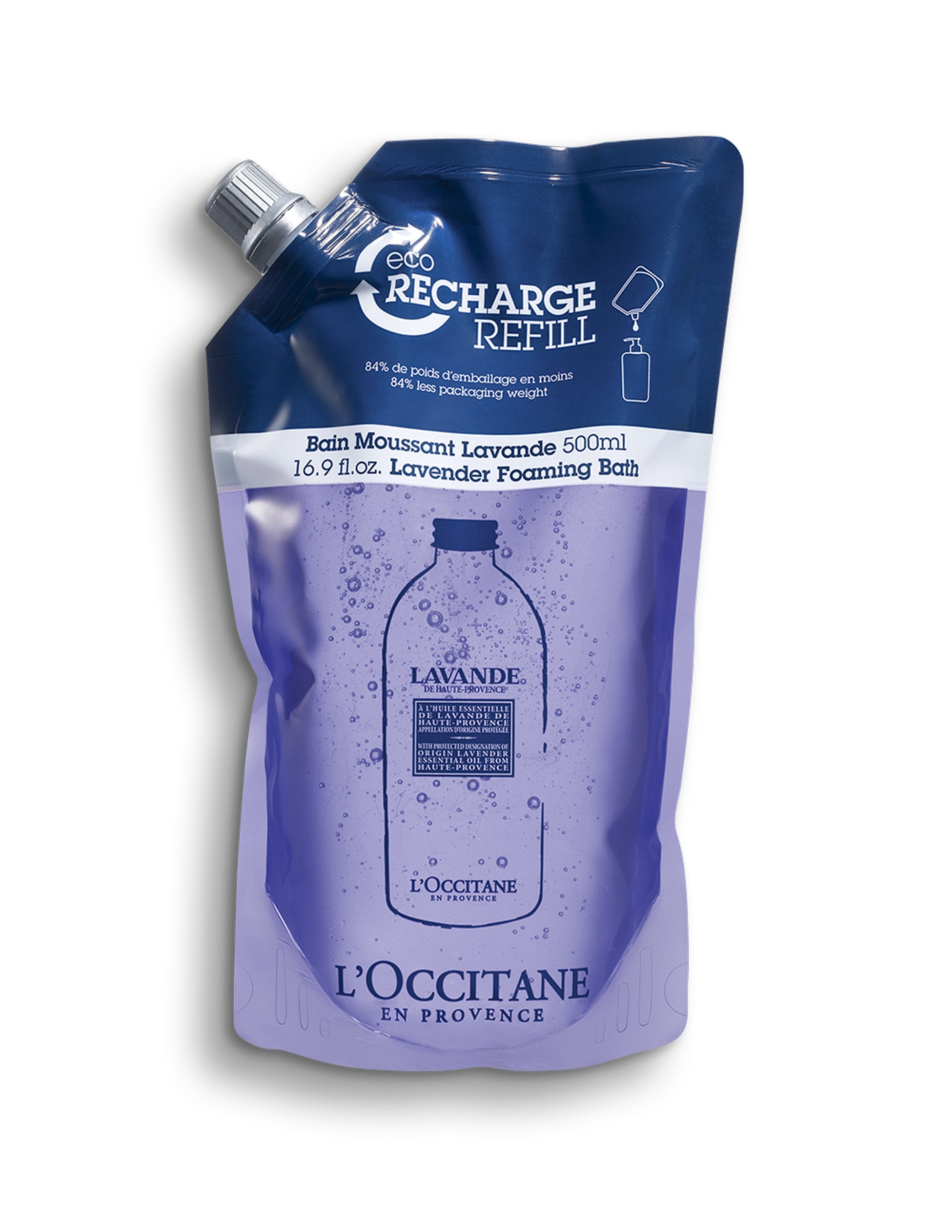 L'Occitane Lavender Foaming Bath Refill 500ml