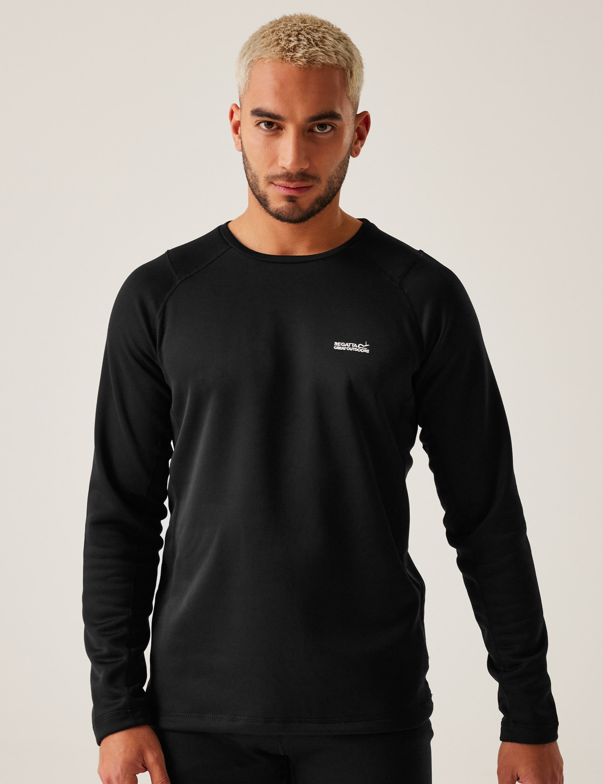 Regatta Men's Thermal Baselayer Set - XL - Black, Black