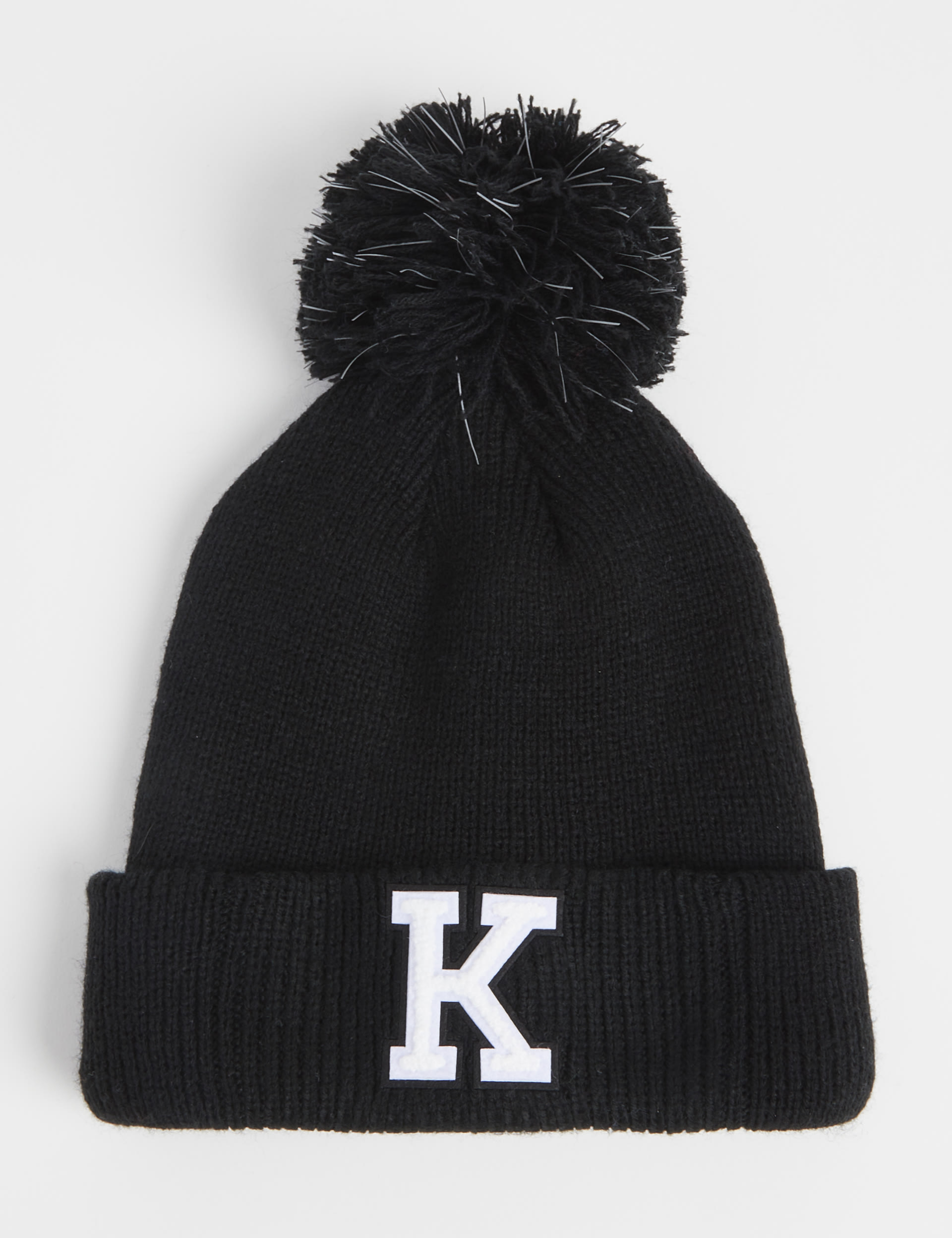 Alphabet Personalised Kids Beanie - Black, Black