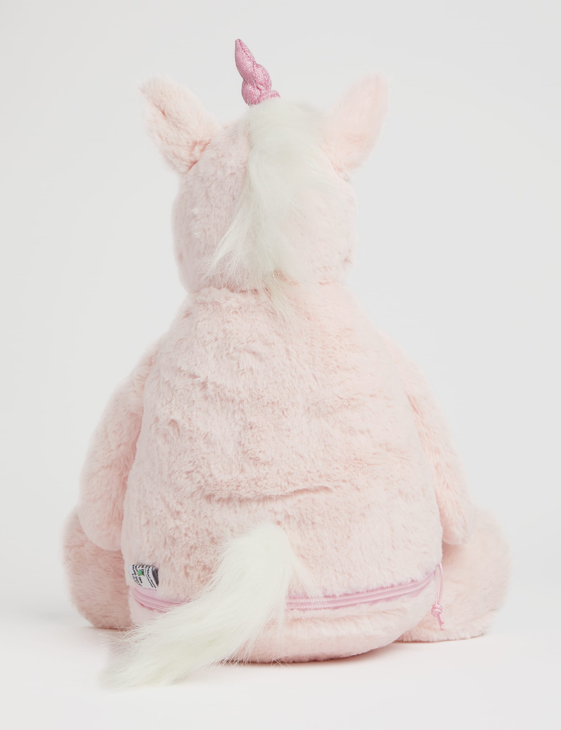 Alphabet Personalised Soft Plush Unicorn - Pink, Pink