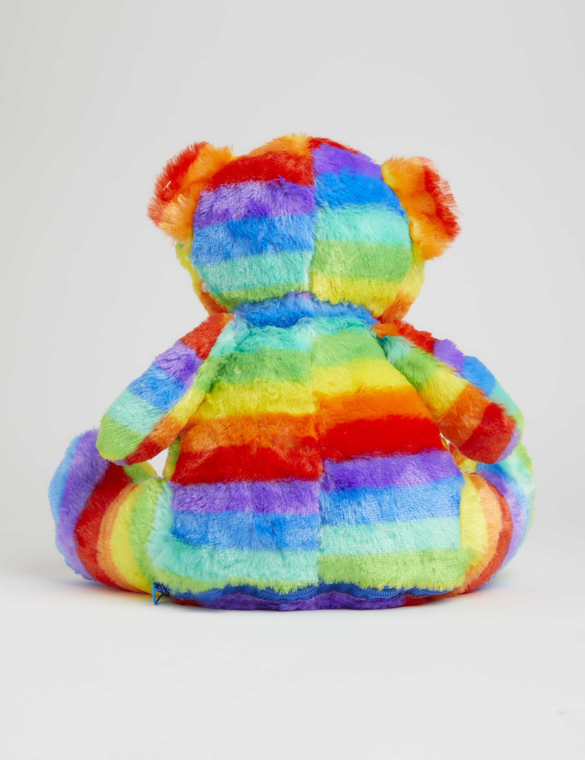 Alphabet Personalised Soft Plush Rainbow Bear - Multi, Multi