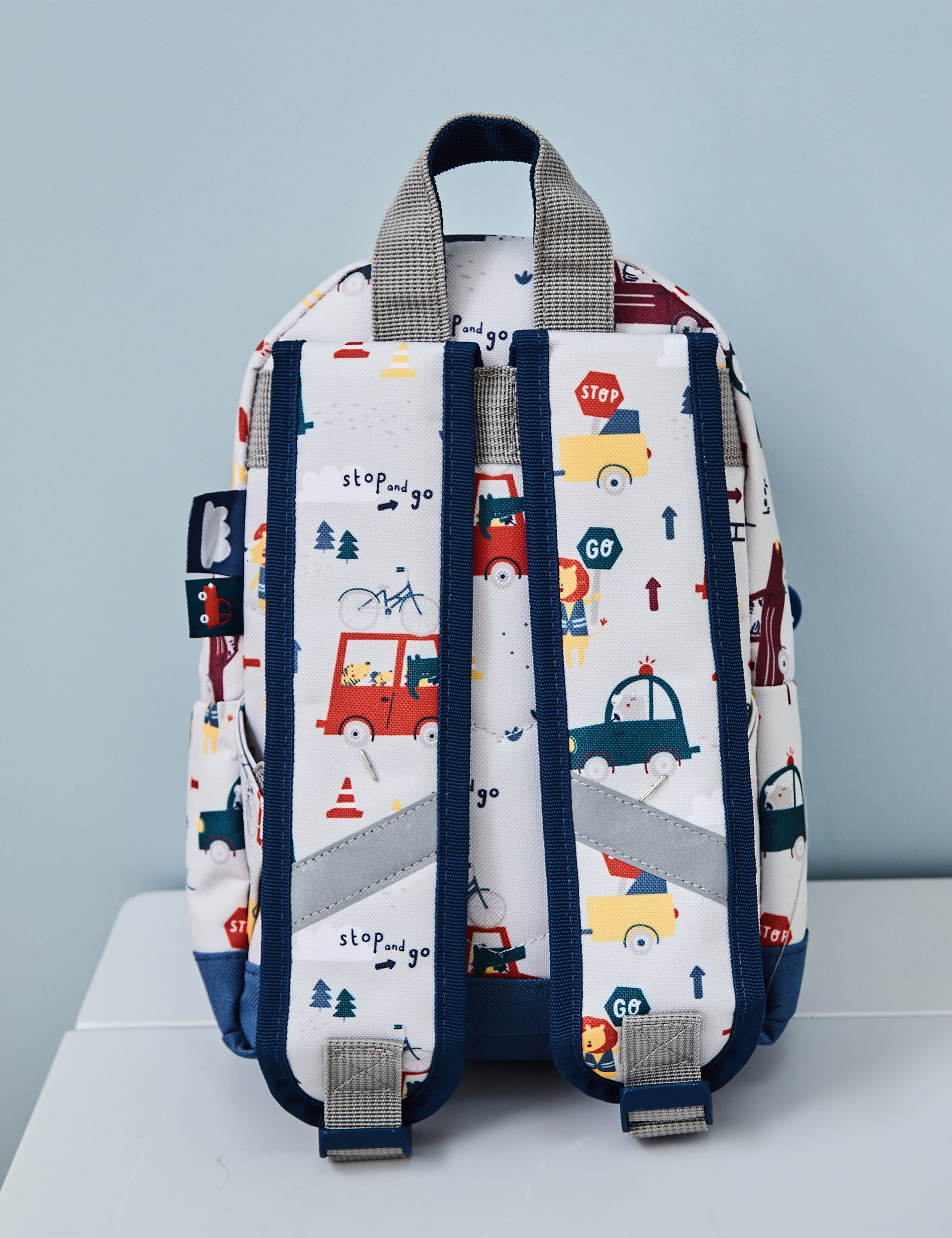 My 1St Years Boys Personalised Transport Mini Backpack - Multi, Multi