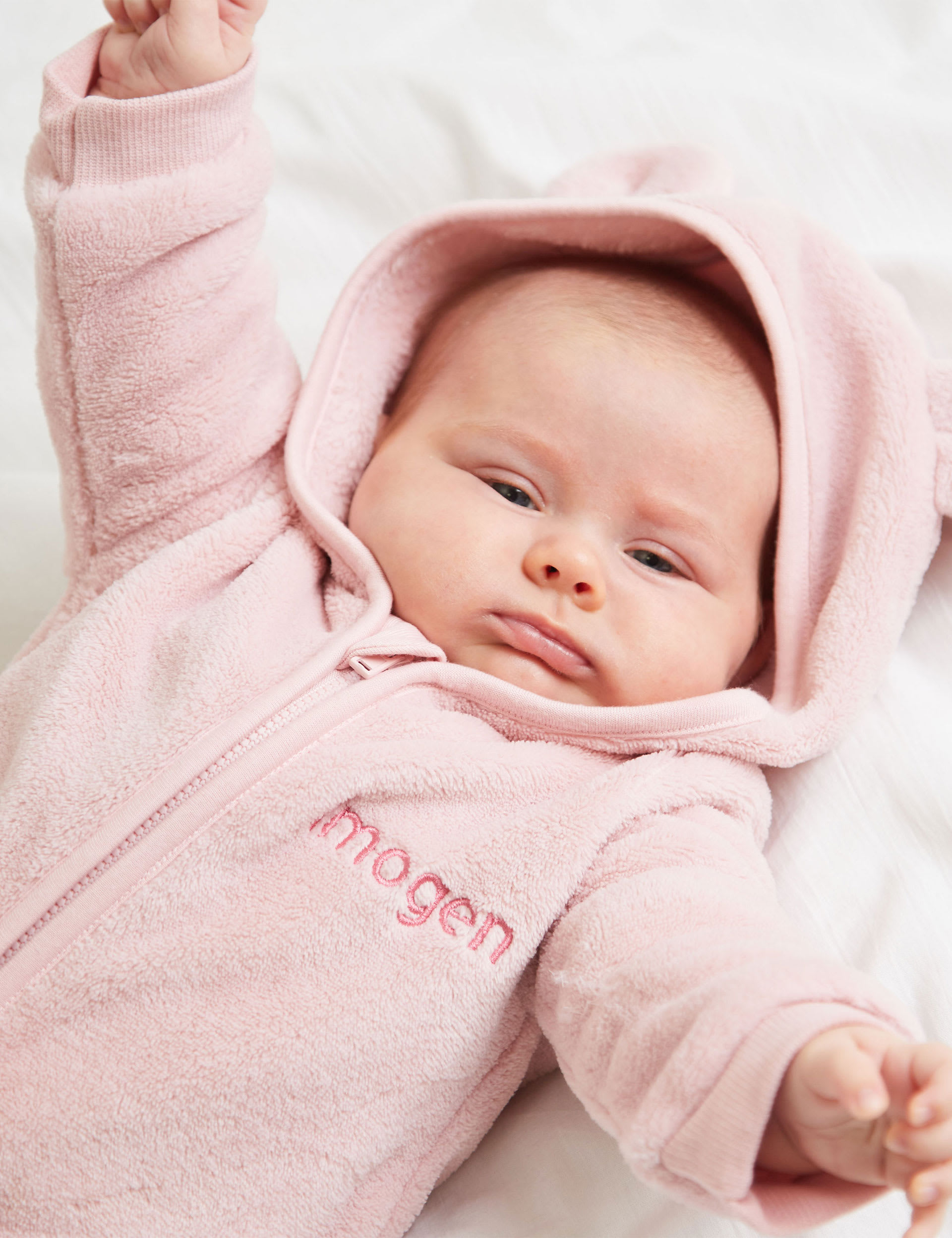 My 1St Years Personalised Pink Fleece Onesie (0-18 Mths) - 0-3 M, Pink