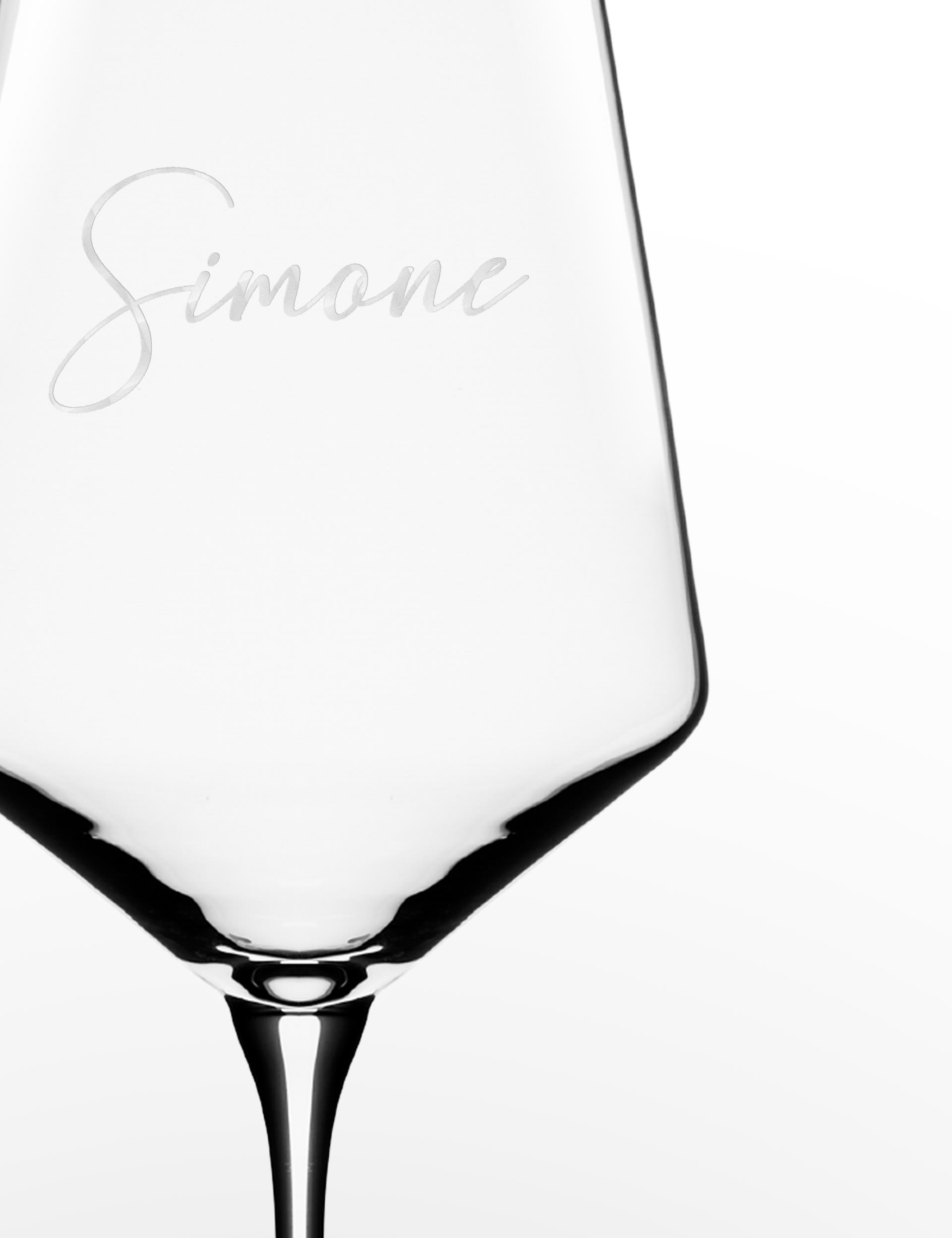 Dollymix Personalised Wine Glass - Clear, Clear