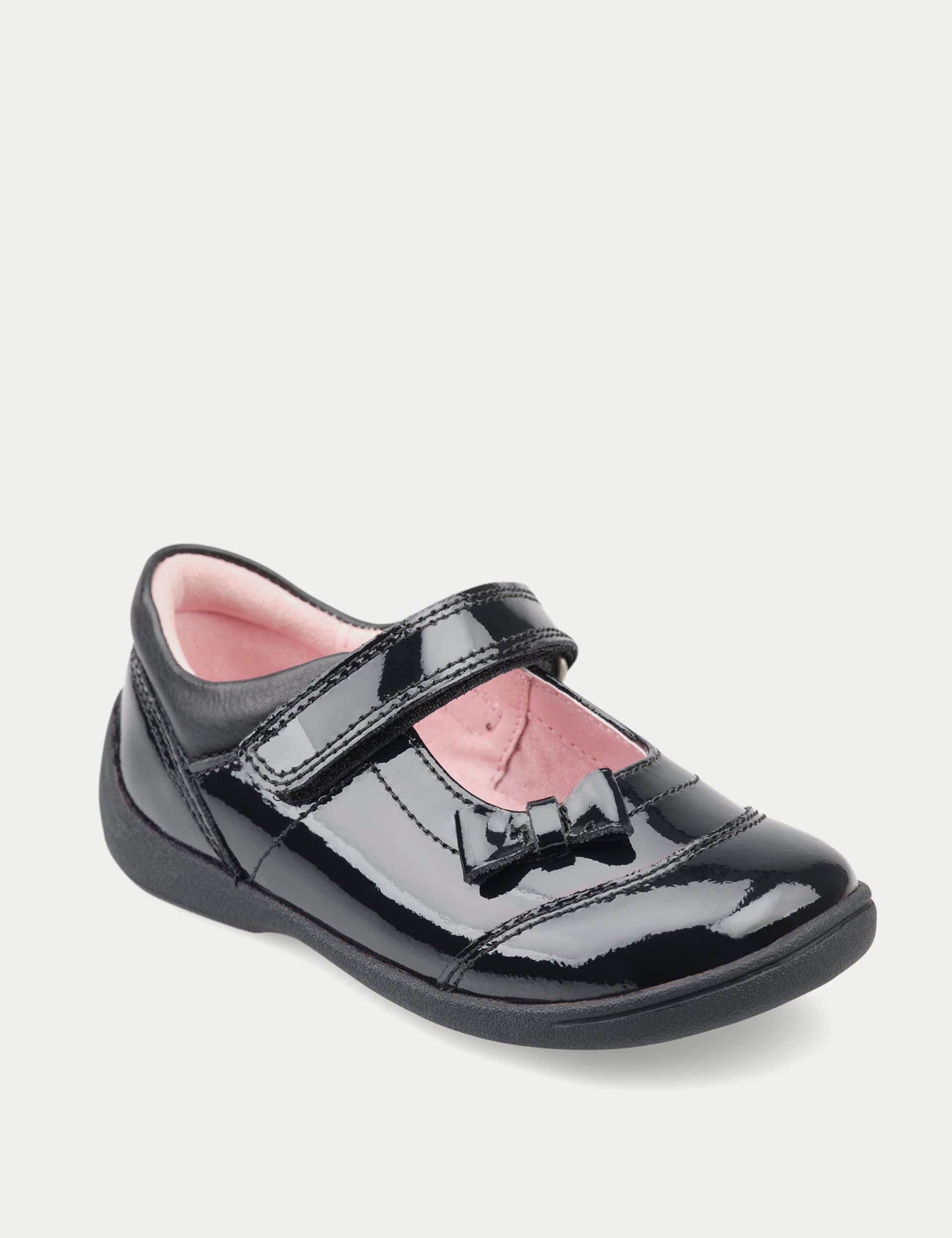 Start-Rite Kids Patent Leather Schoolwear Shoes (3 Small - 10.5 Small) - 8.5 SSTD - Black, Black