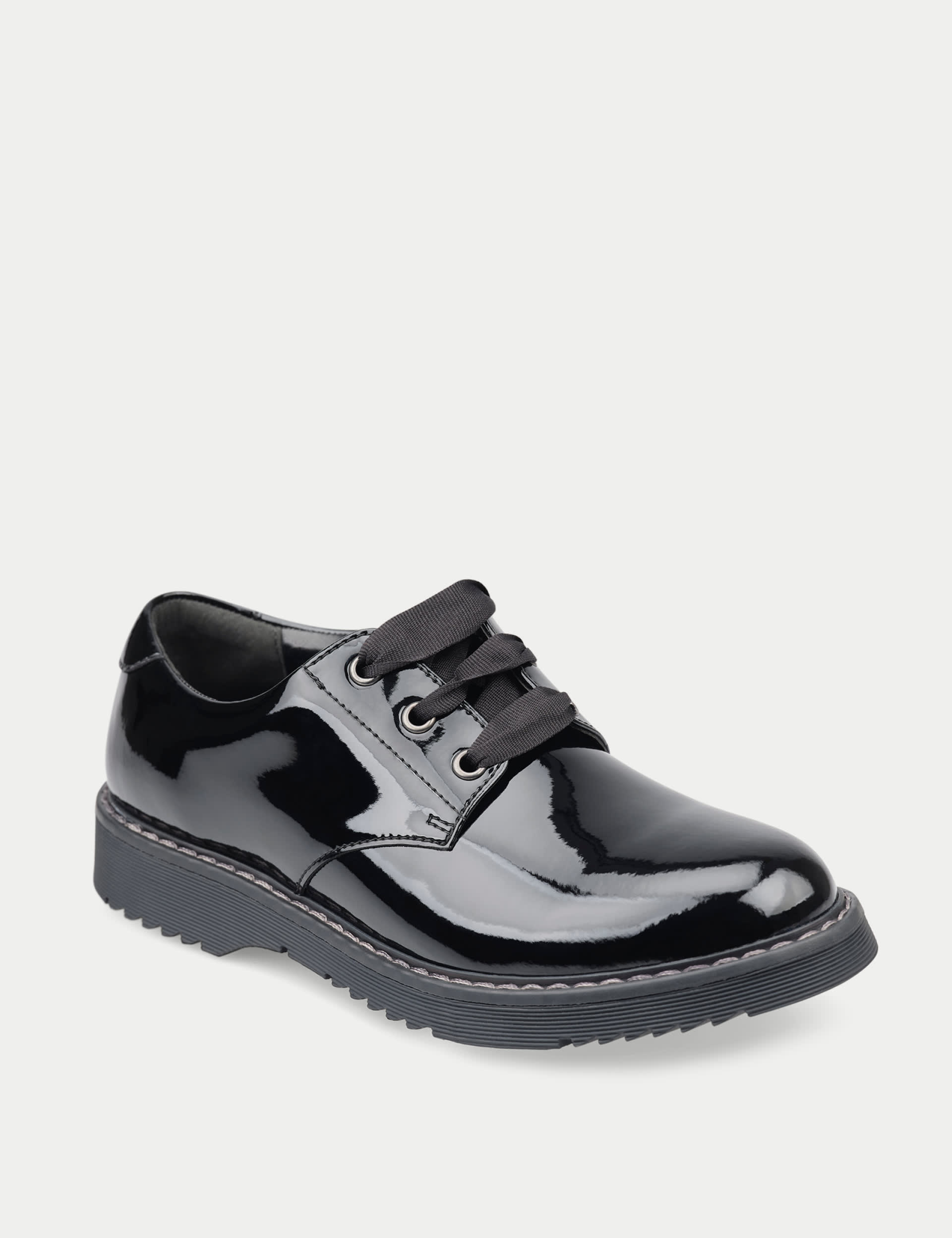 Start-Rite Kids Patent Leather Schoolwear Shoes (12.5 Small - 9 Large) - 5 LWDE - Black, Black