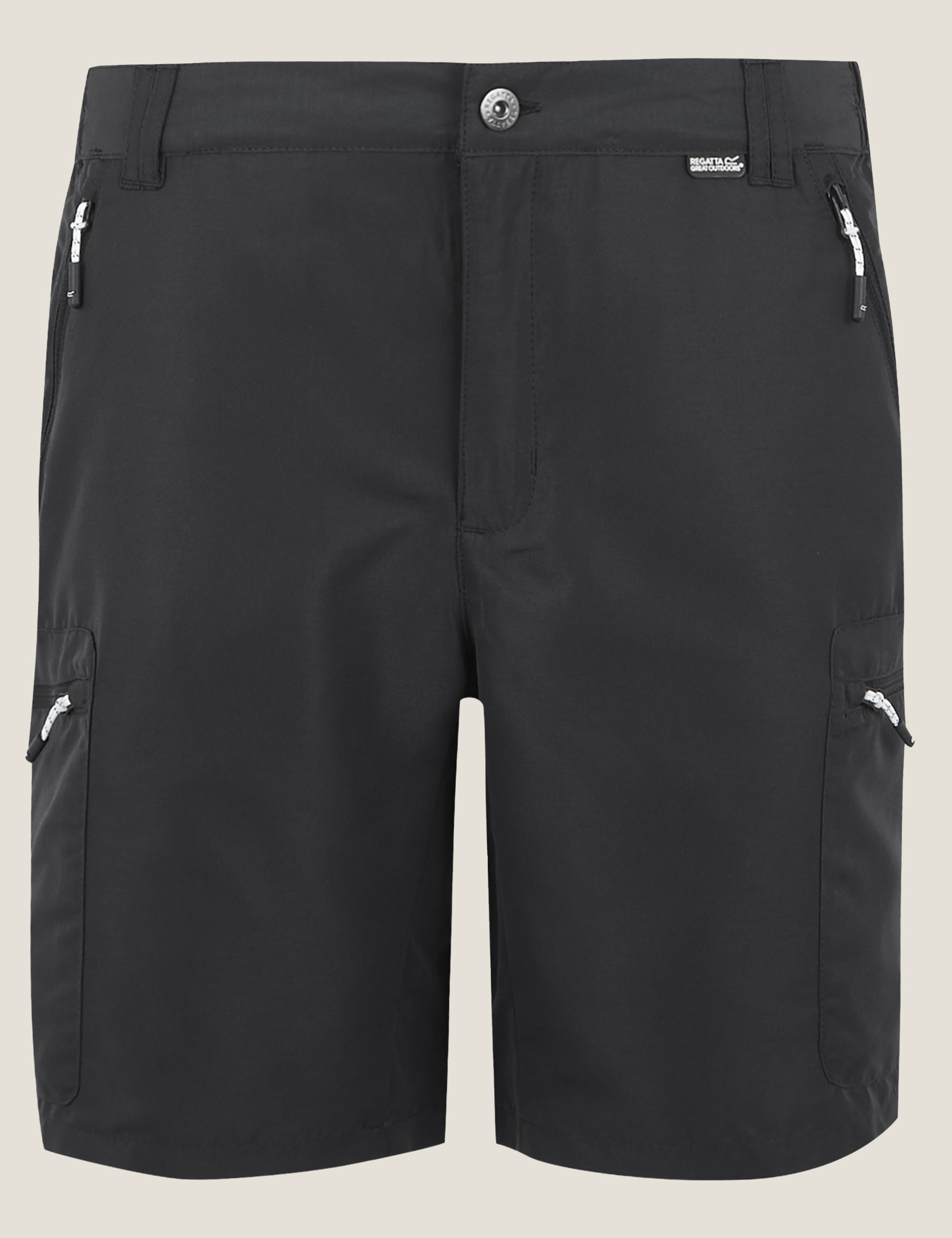 Regatta Men's Leesville III Zip Pocket Trekking Shorts - 32 - Grey, Grey