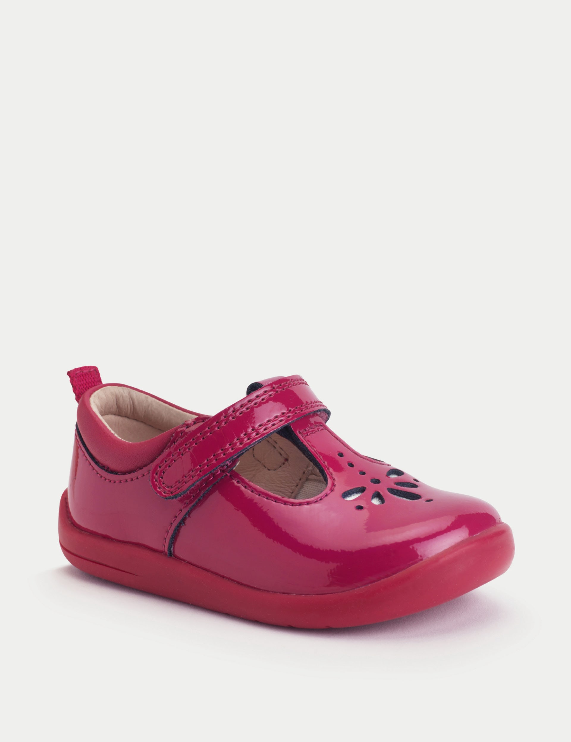 Start-Rite Kids Patent Leather Shoes (4 Small - 8 Small) - 7.5 SWDE - Red, Red