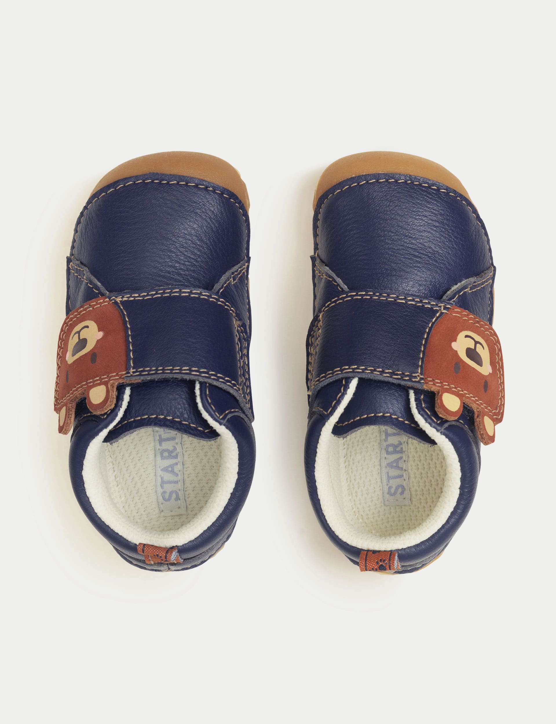 Start-Rite Kids Leather Pre-Walker Shoes (3 Small - 5 Small) - 5 SSTD - Navy, Navy