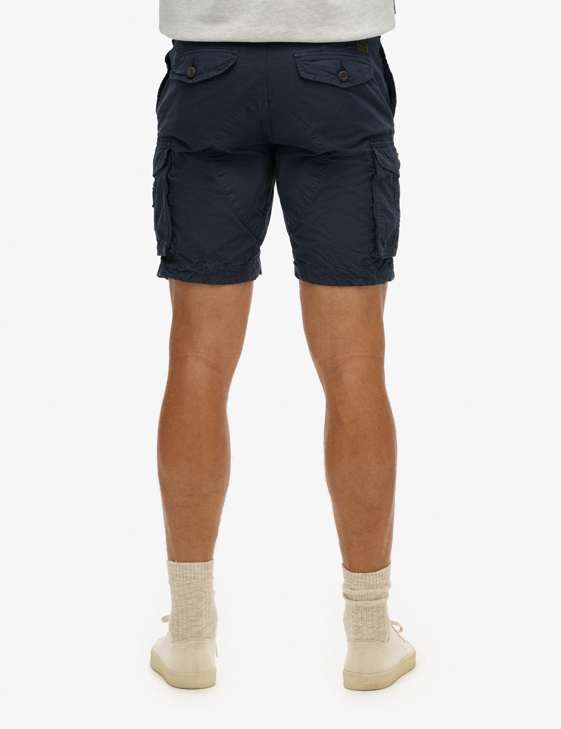 Superdry Men's Pure Cotton Parachute Shorts - 34 - Navy, Green,Black,Navy