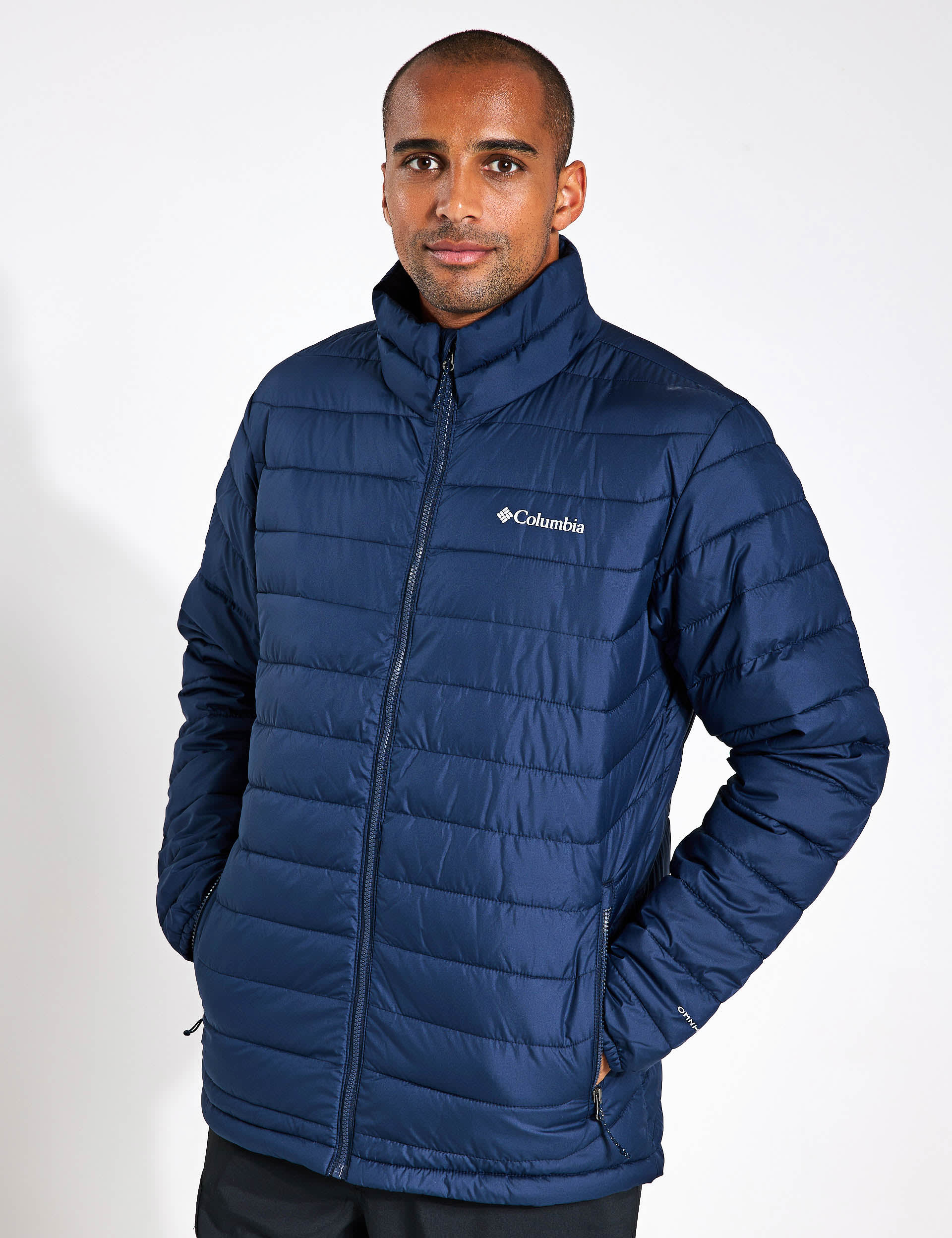 Columbia Men's Powder Lite II Quilted Puffer Jacket - Navy, Navy,Black