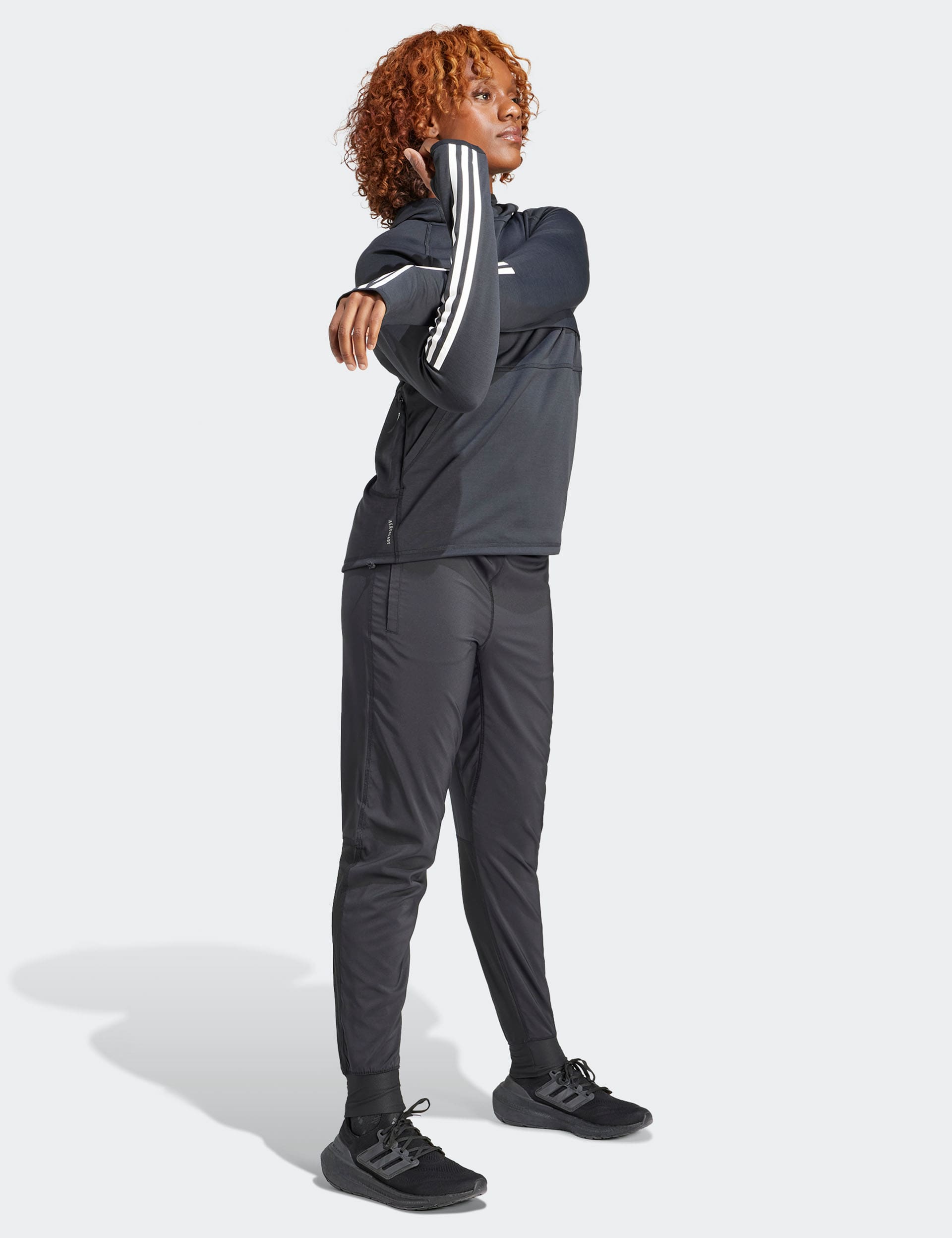 Adidas Women's Own The Run Cuffed Slim Fit Joggers - XL - Black, Black