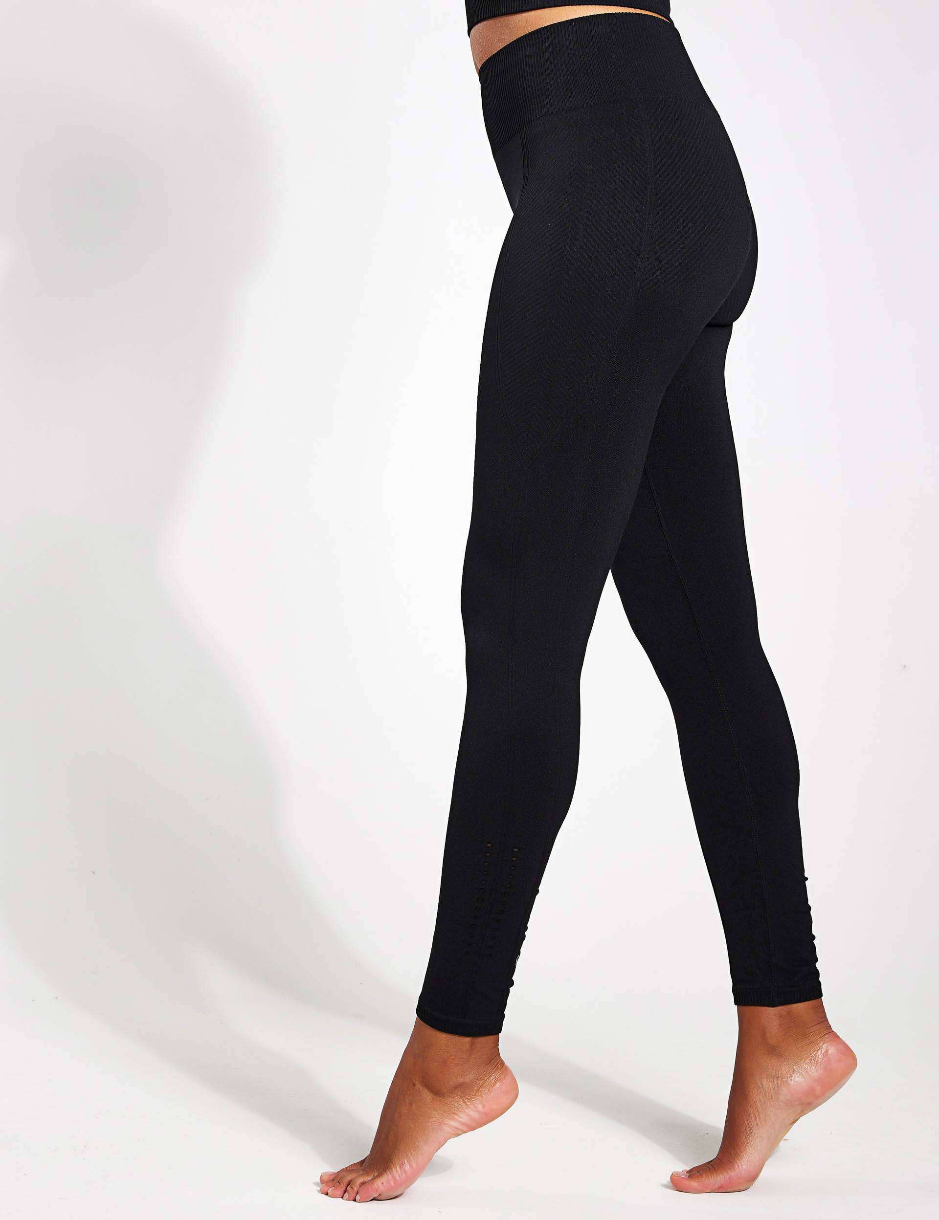 Born Women's High Waisted Leggings - Black, Black