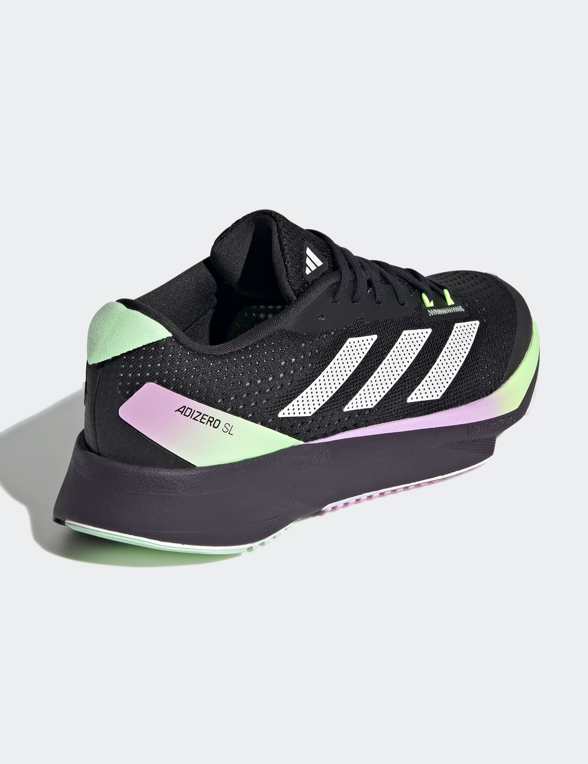 Adidas Women's ADIZERO SL Running Trainers - 5 - Black Mix, Blush,Black Mix,Magenta