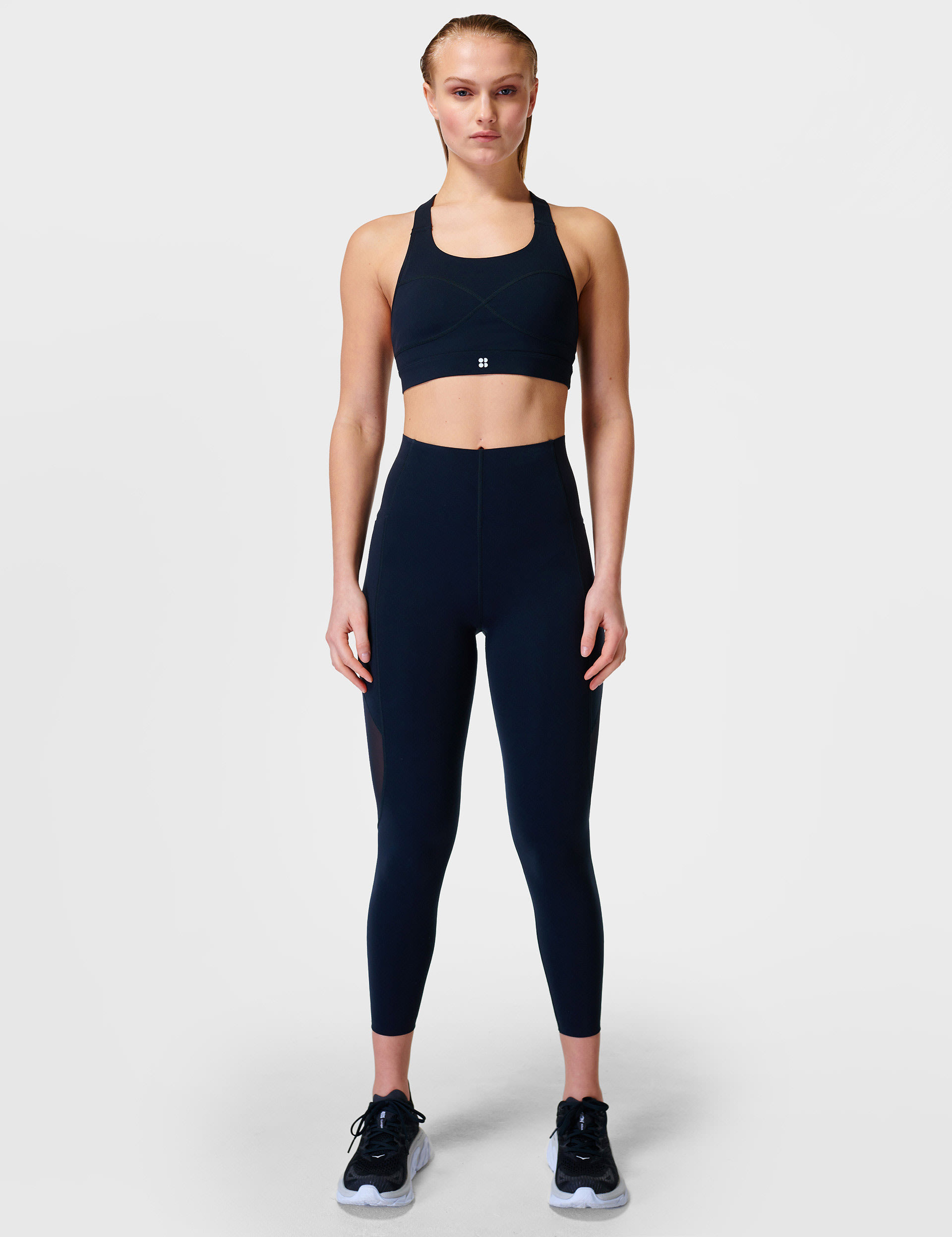 Sweaty Betty Women's Power Medium Support Sports Bra - Black, Navy Mix,Black/Grey,White/Black,Navy,W