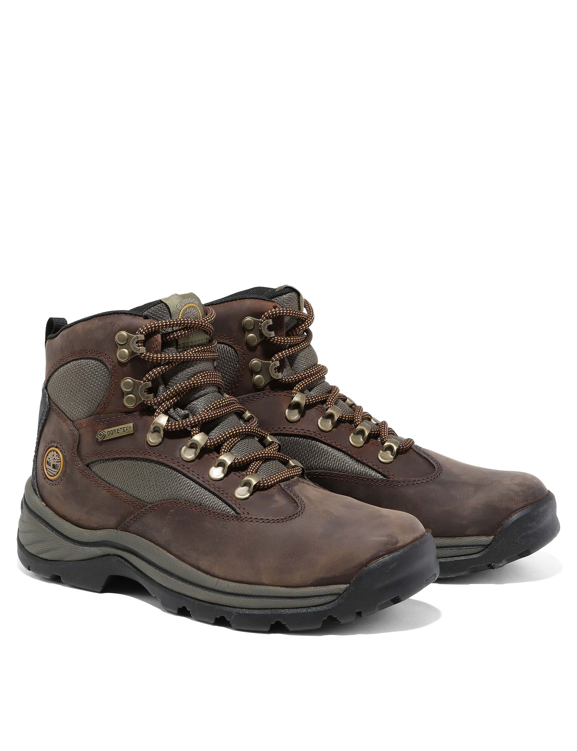 Timberland Women's Chocorua Leather Walking Boots - 7.5 - Brown Mix, Brown Mix