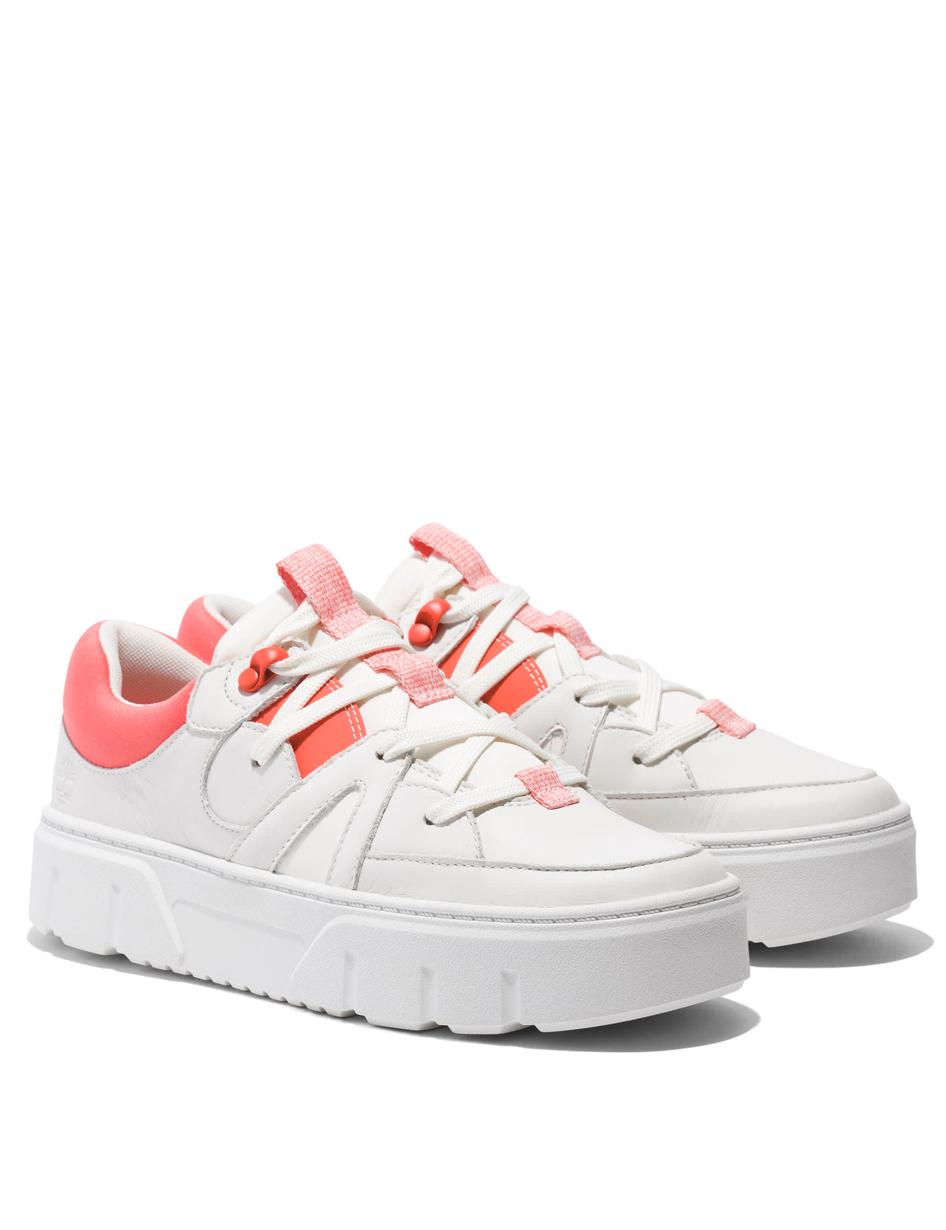 Timberland Women's Laurel Leather Trainers - 6 - White Mix, White Mix