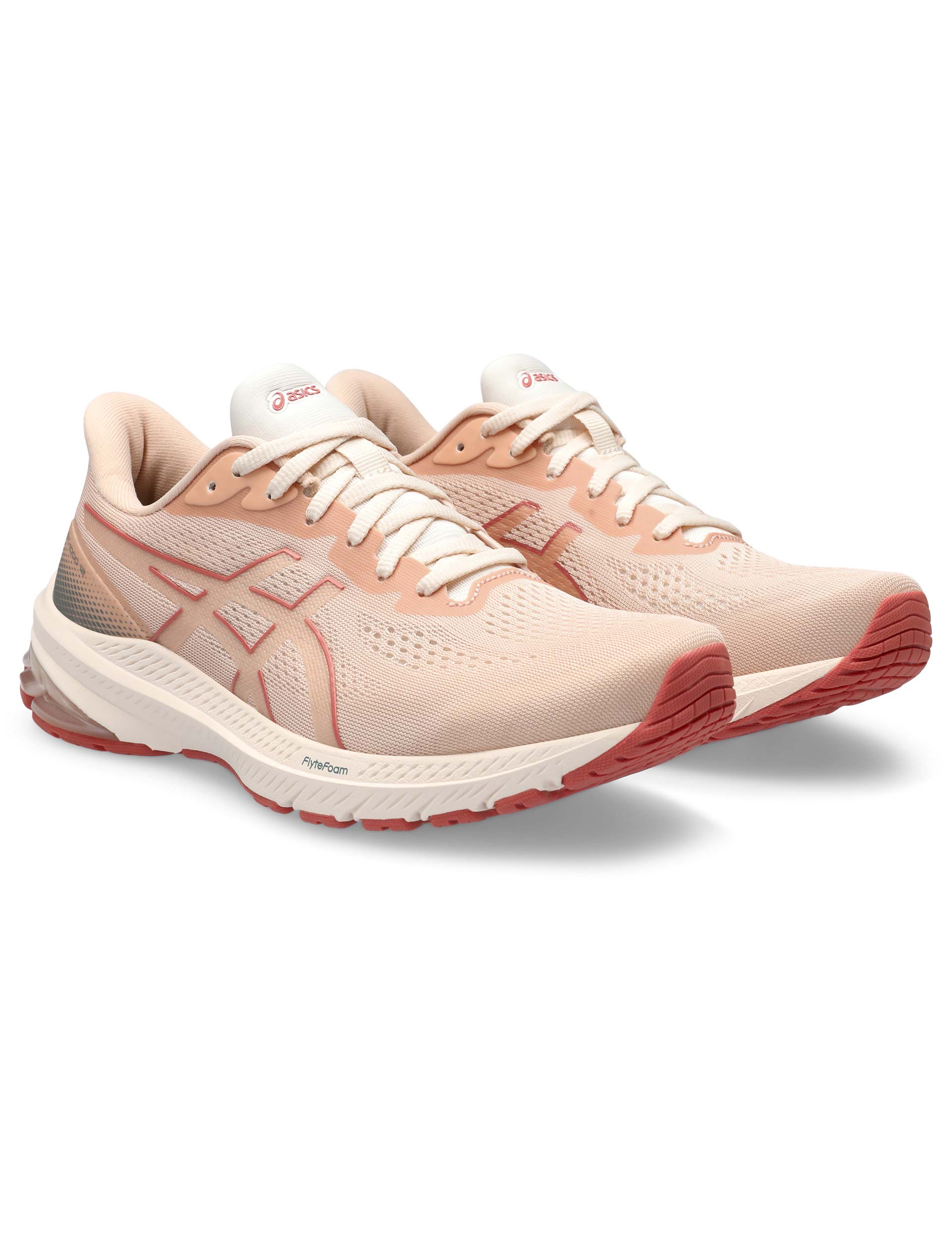 Asics Women's GT-1000 12 Lace Up Mesh Detail Trainers - 3 - Magenta, Magenta