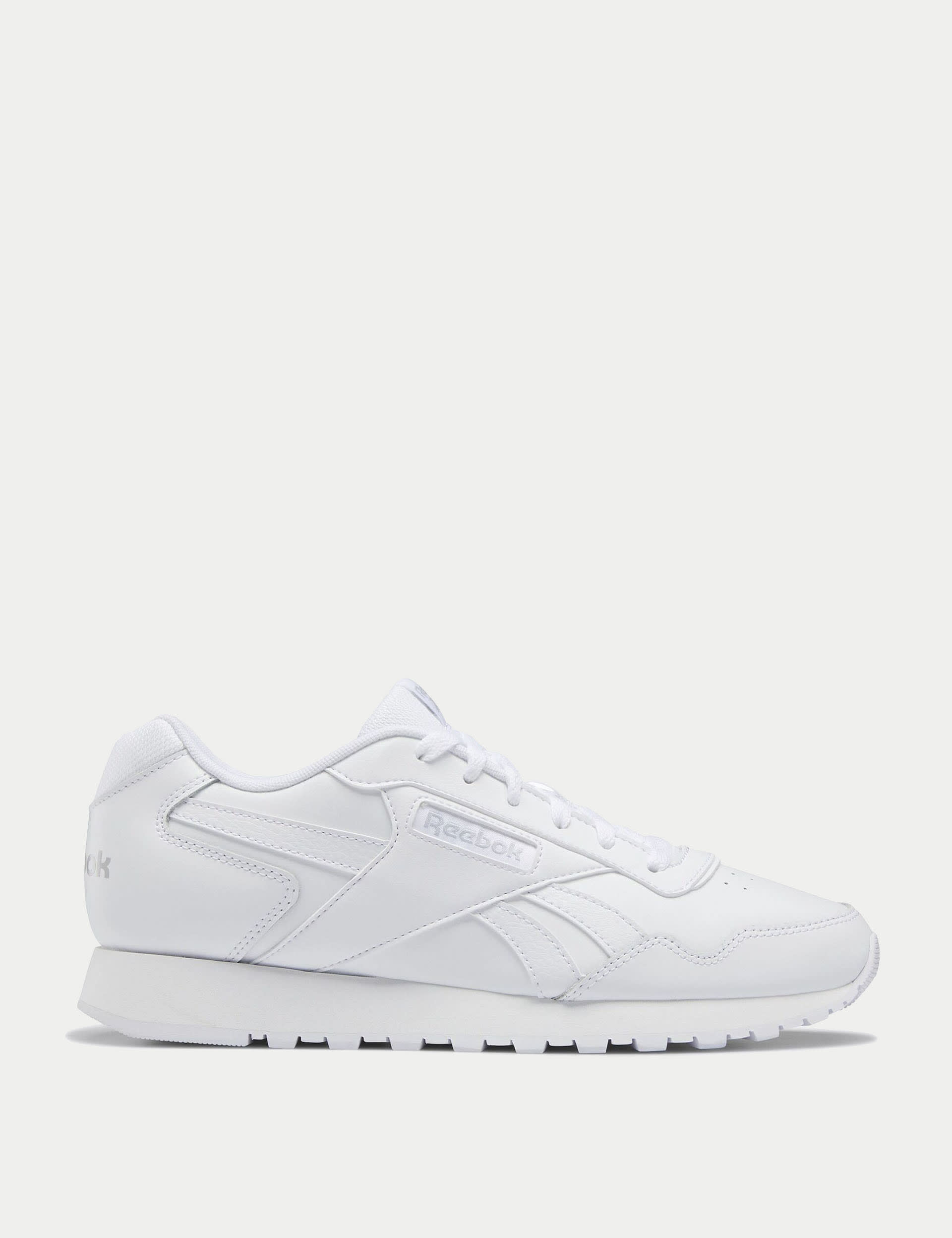 Reebok Men's Glide Leather Trainers - 9 - White, White