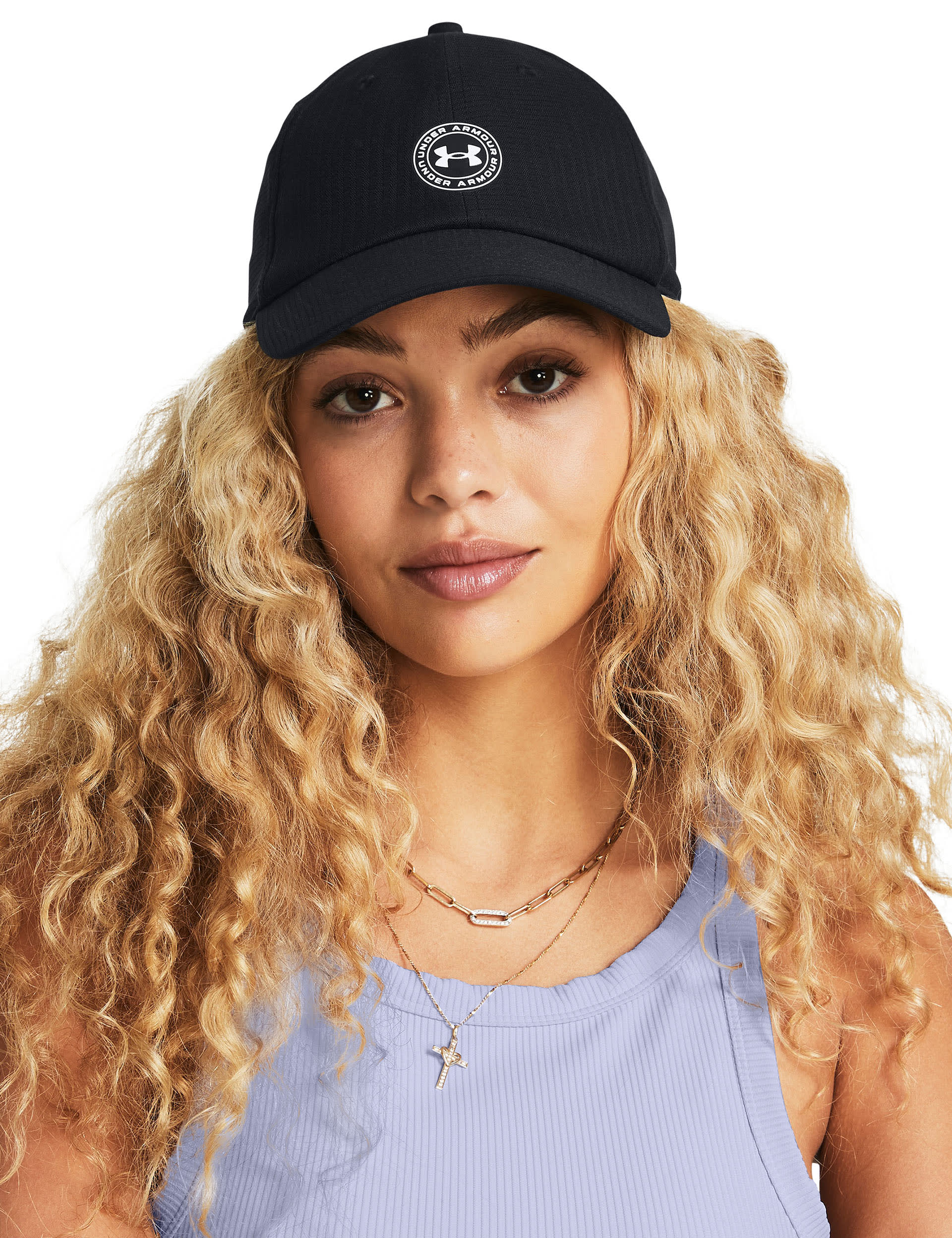 Under Armour Women's ArmourVent Adjustable Baseball Cap - Black, Black