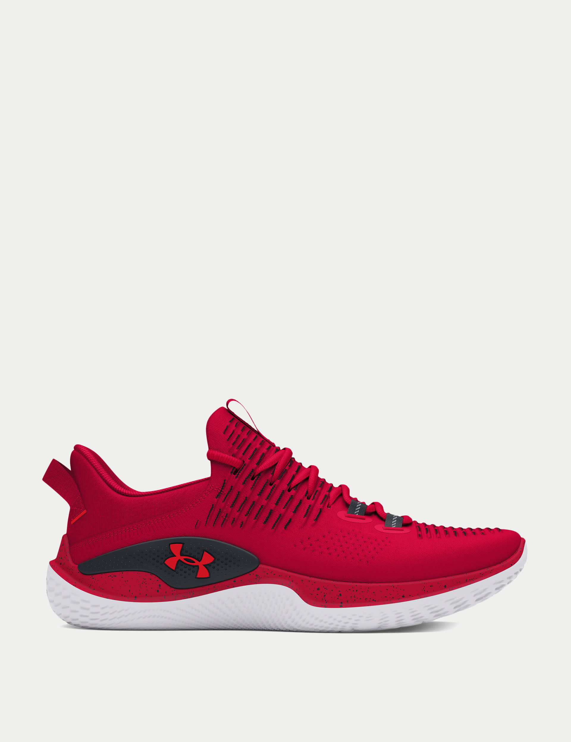 Under Armour Men's Dynamic IntelliKnit Training Shoes - 7 - Red, Red