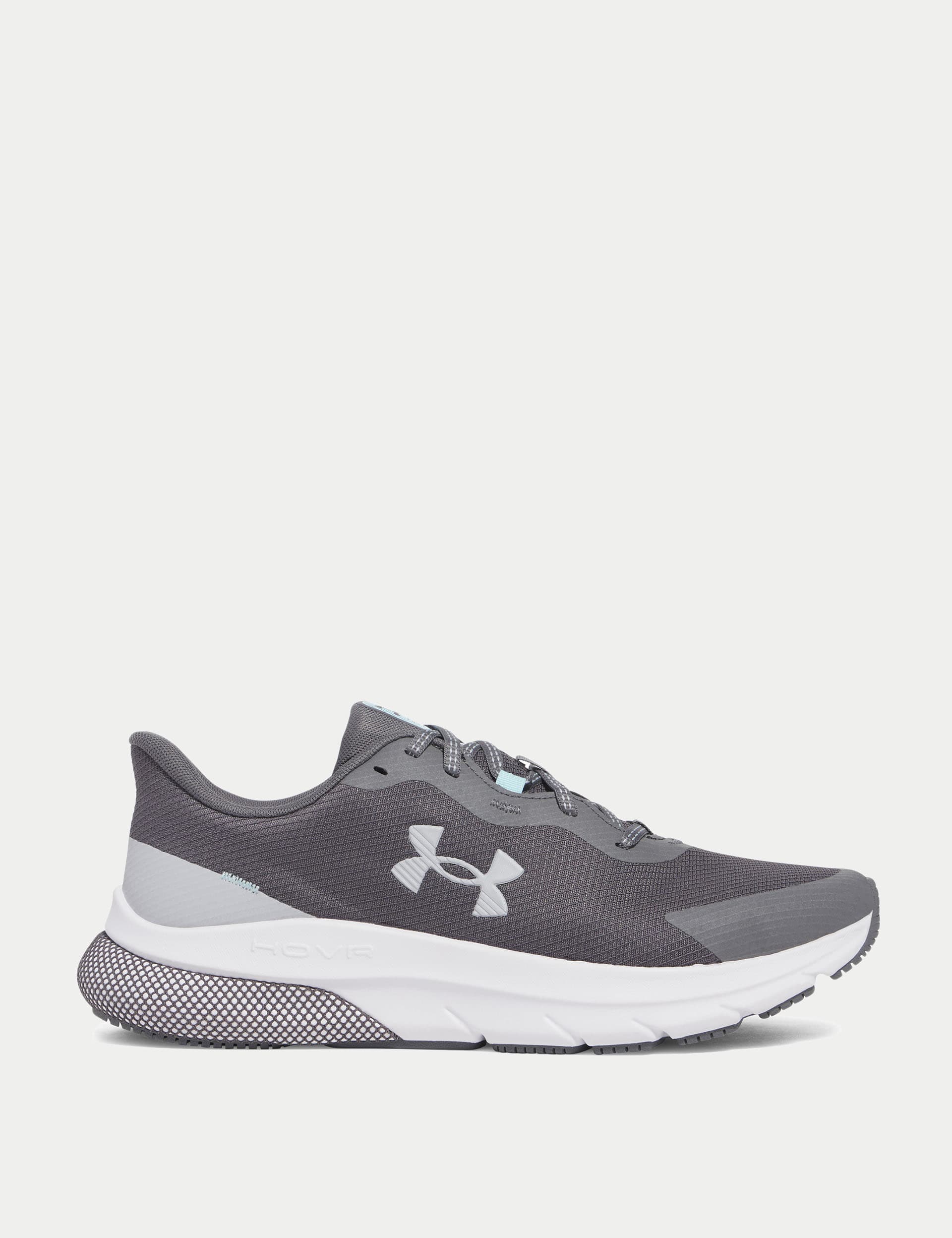 Under Armour Men's HOVR Turbulence 2 Running Trainers - 10 - Grey, Bright Blue,Grey,Grey Mix,Blue