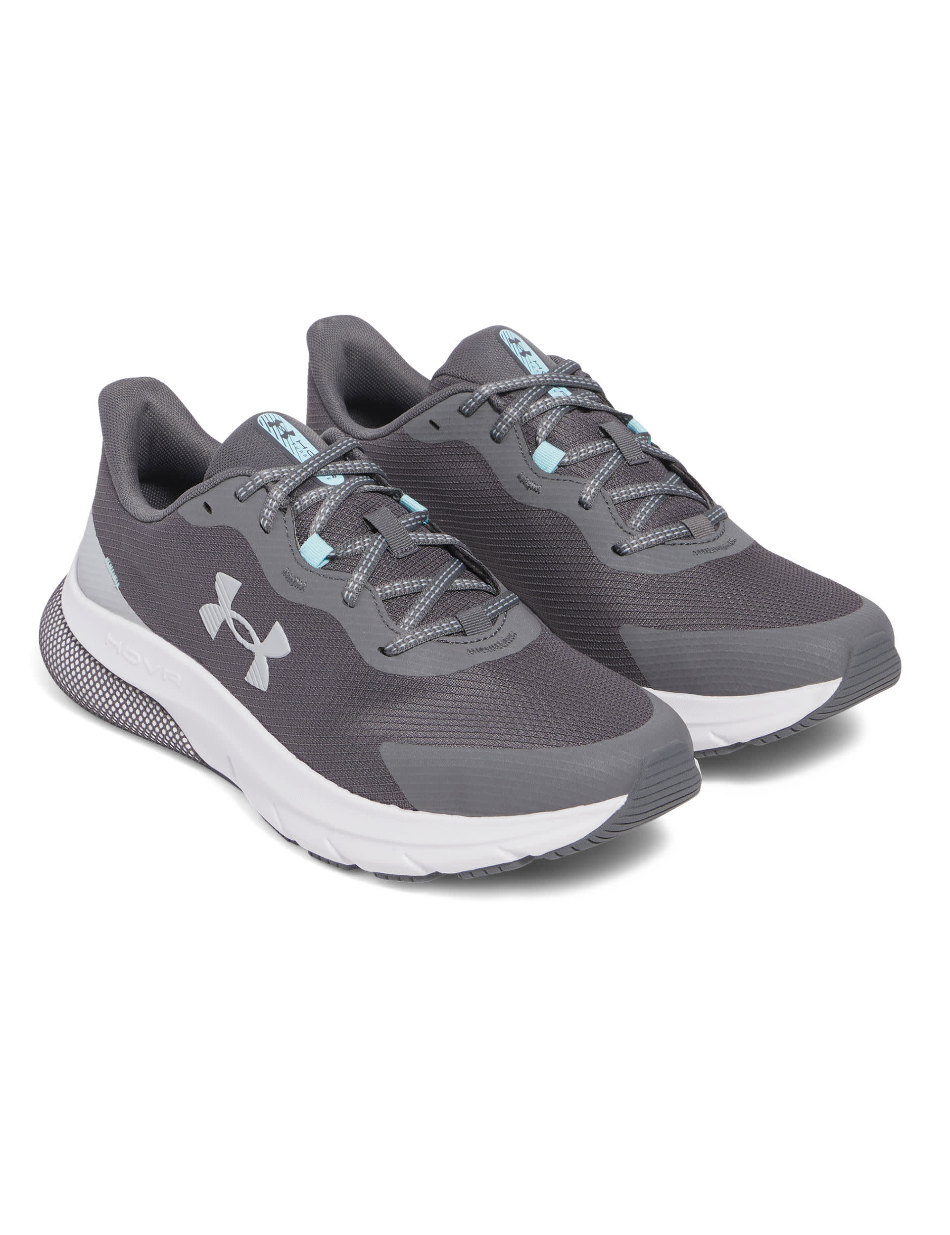 Under Armour Men's HOVR Turbulence 2 Running Trainers - 7 - Grey, Bright Blue,Grey