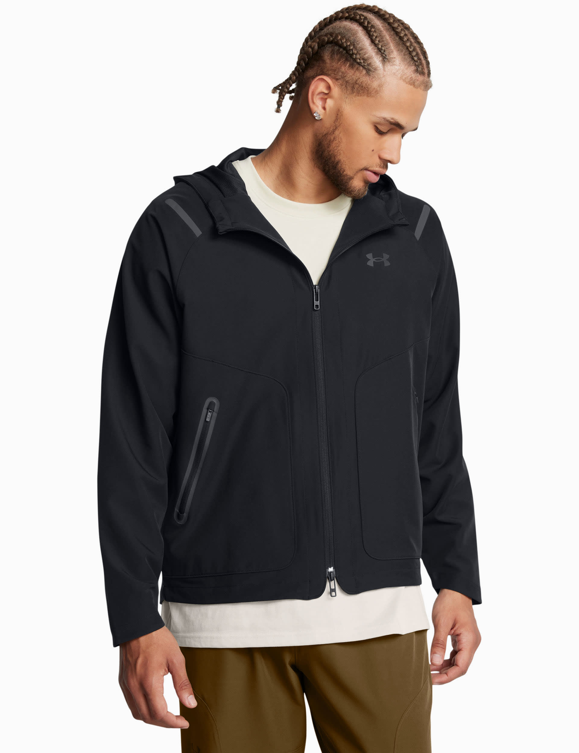 Under Armour Men's Unstoppable Sports Jacket - Black, Black,Light Grey