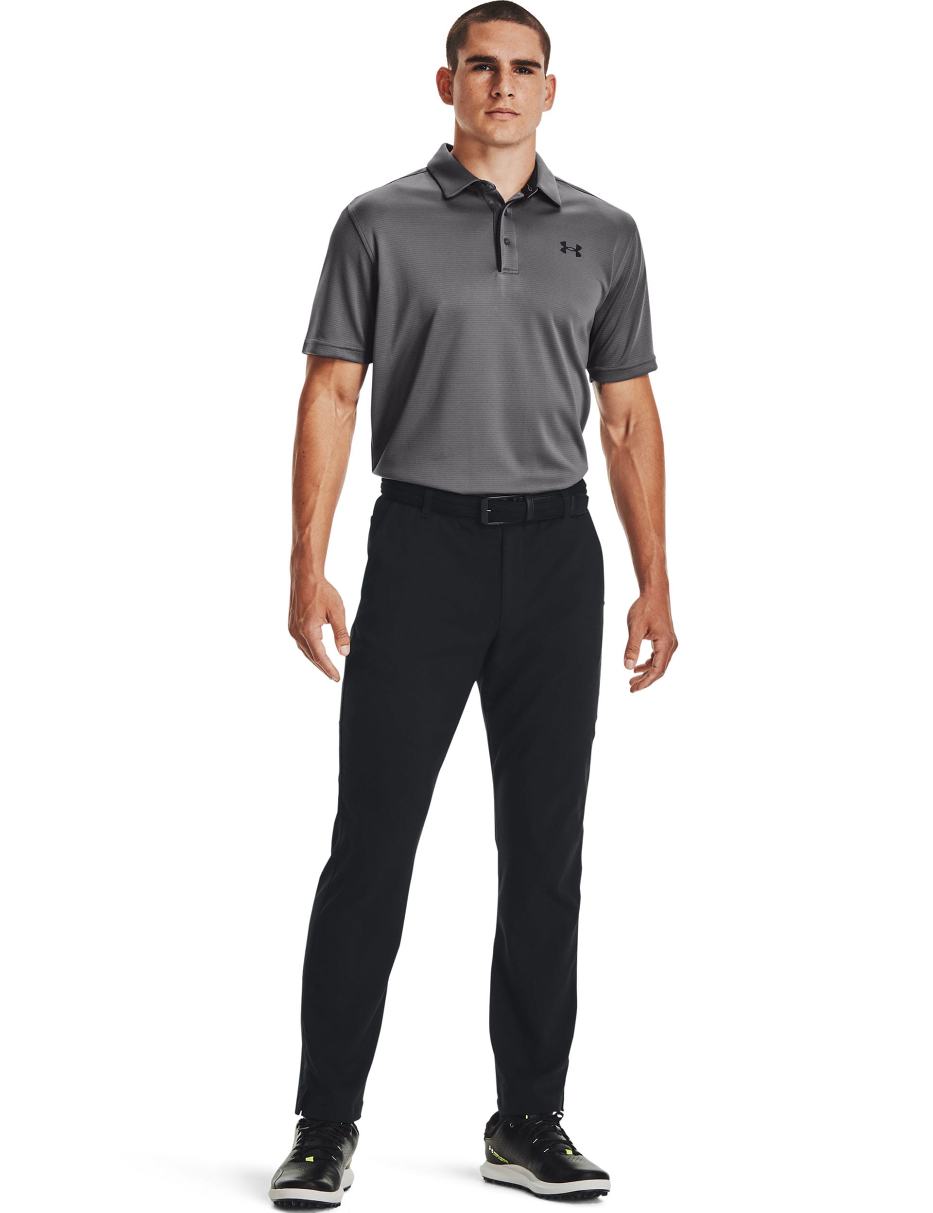 Under Armour Men's UA Tech Polo Shirt - Dark Grey, Dark Grey