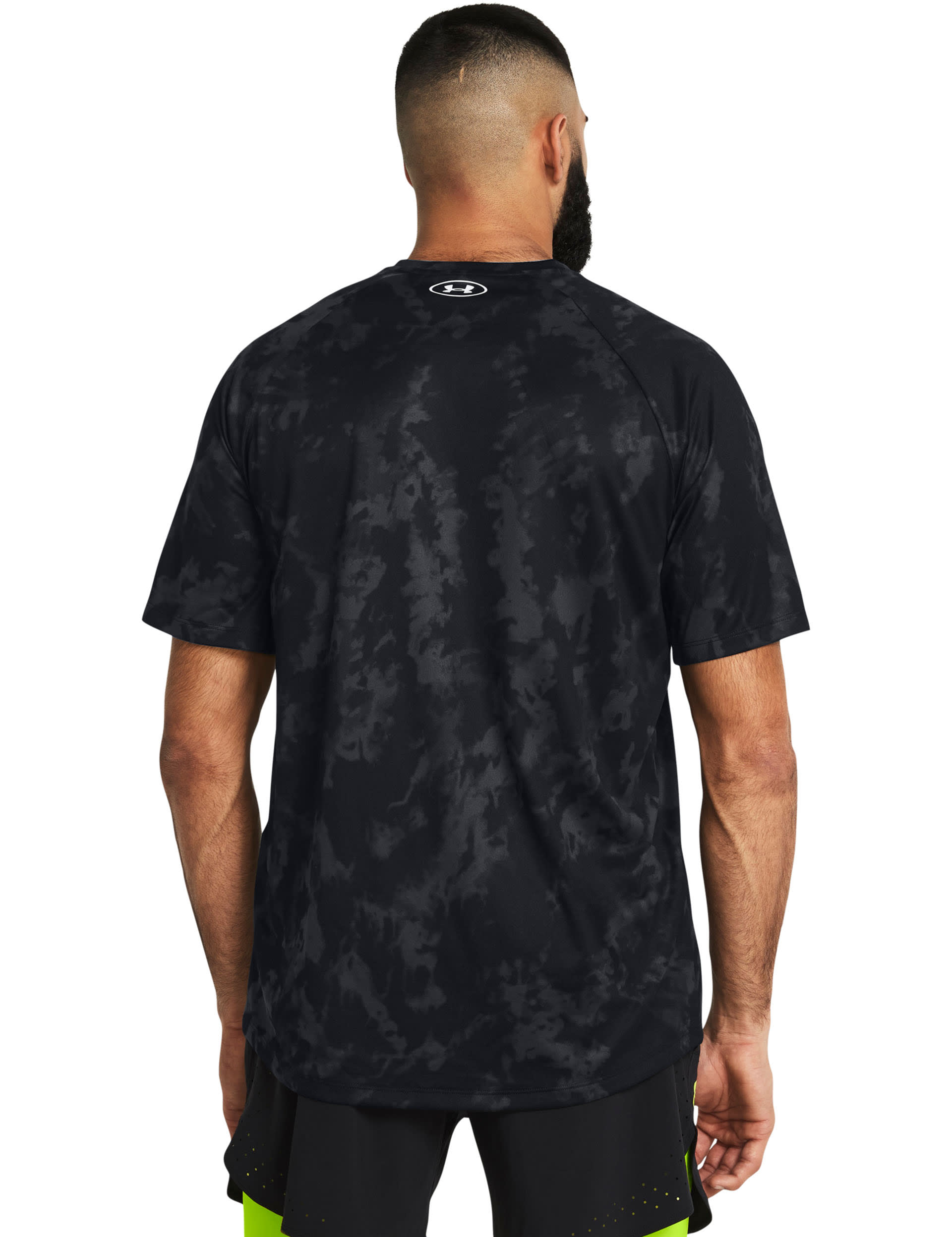 Under Armour Men's Tech ABC Camo Training T-Shirt - Black, Black