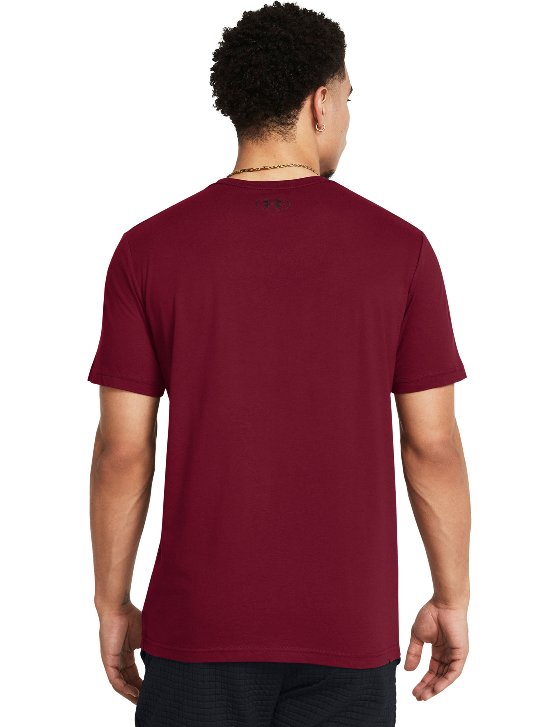 Under Armour Men's Sportstyle Cotton Rich Training T-Shirt - Dark Red, Dark Blue,Dark Red