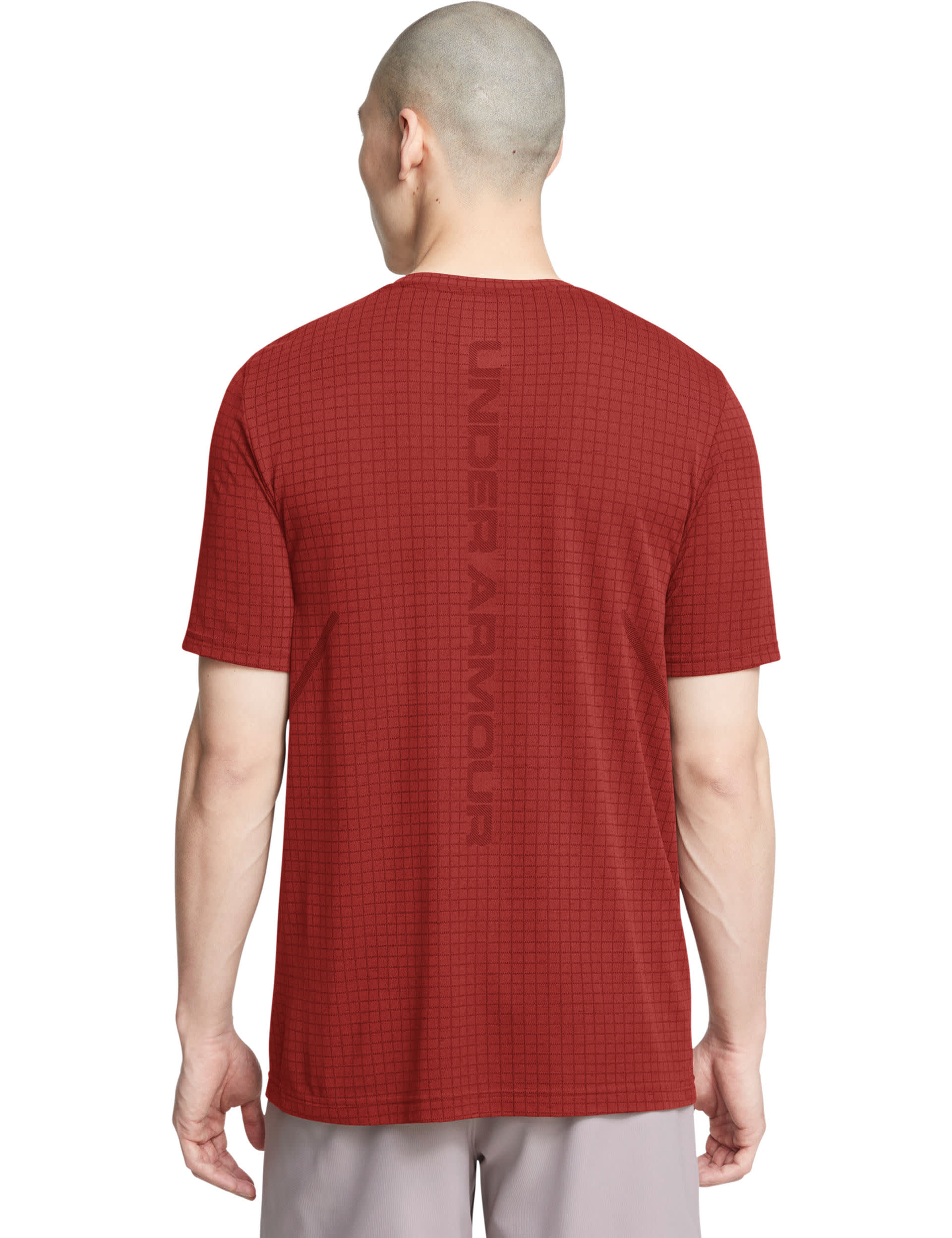 Under Armour Men's Vanish Seamless Grid Training T-Shirt - Berry, Berry