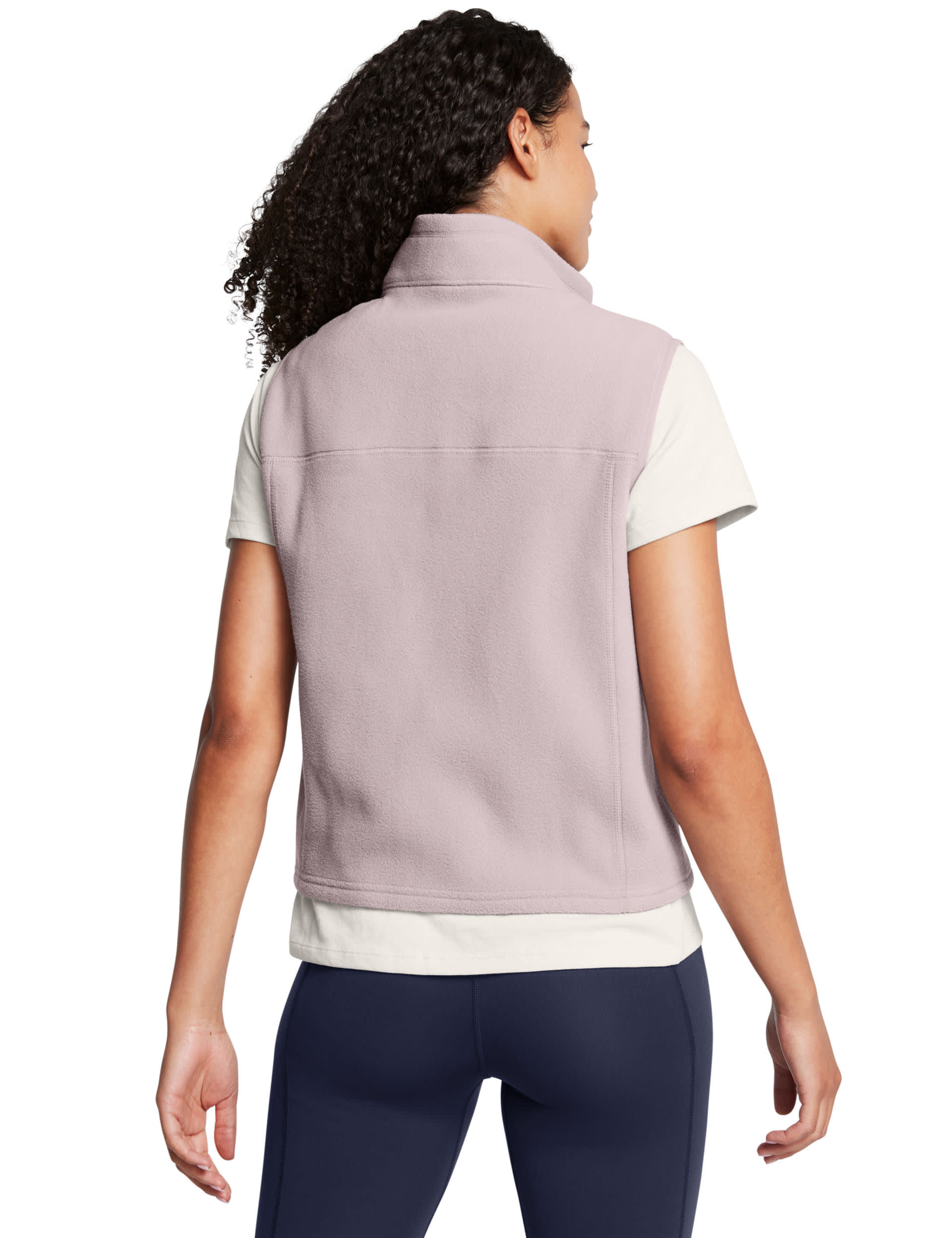 Under Armour Women's Expanse Fleece Funnel Neck Gilet - M - Light Grey, Light Grey